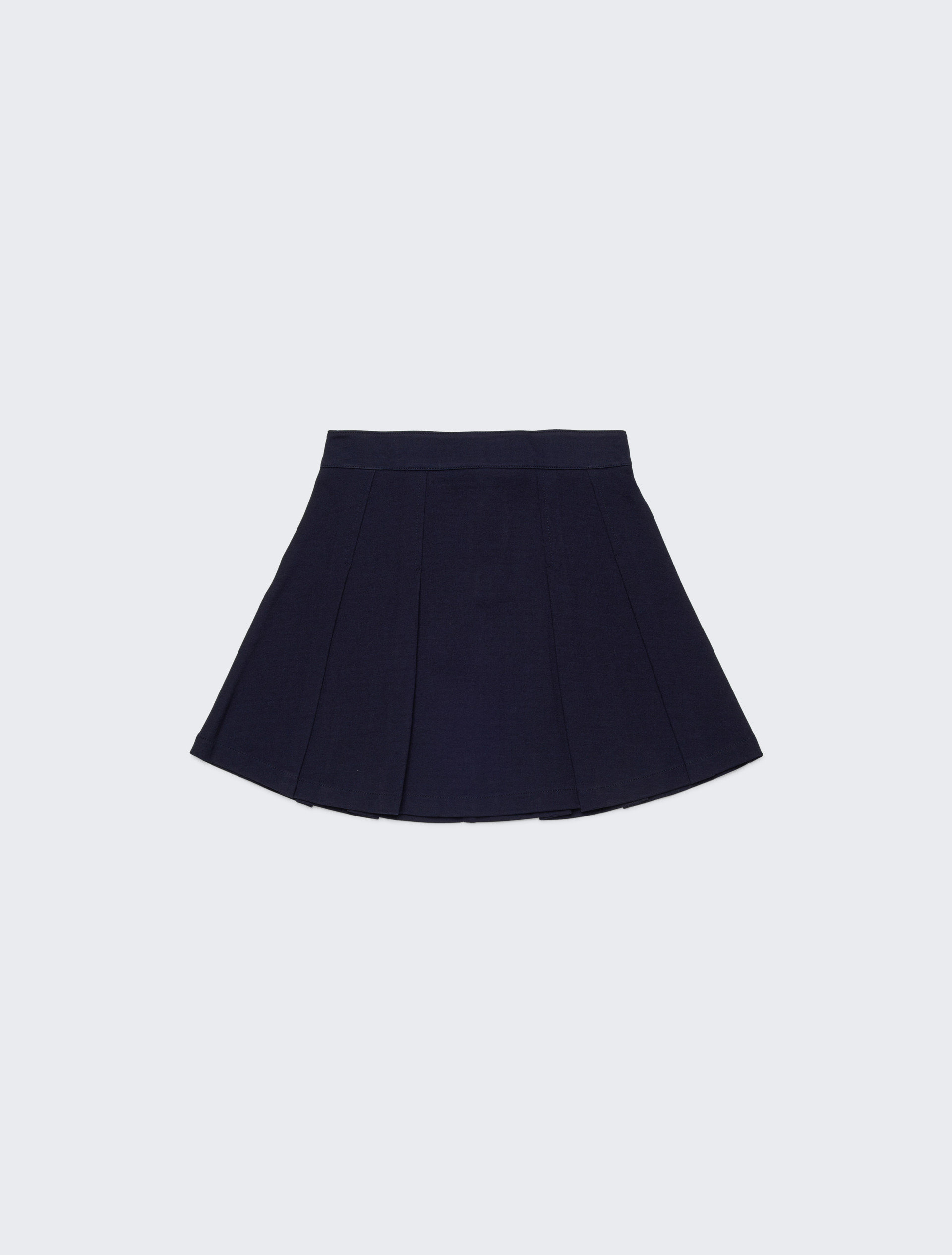 Short skirt in Milan stitch KID, light blue | MAX&Co. Short skirt in Milan stitch KID - LIGHT BLUE - MAX&Co. - 2