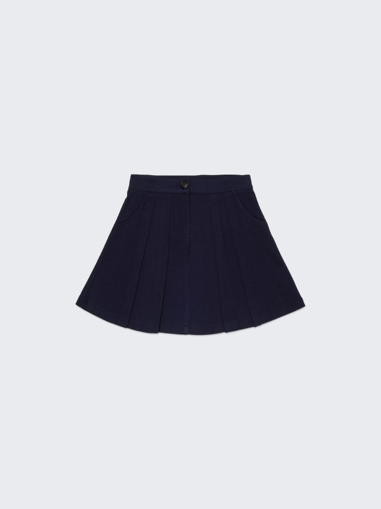 Short skirt in Milan stitch KID - LIGHT BLUE - MAX&Co.