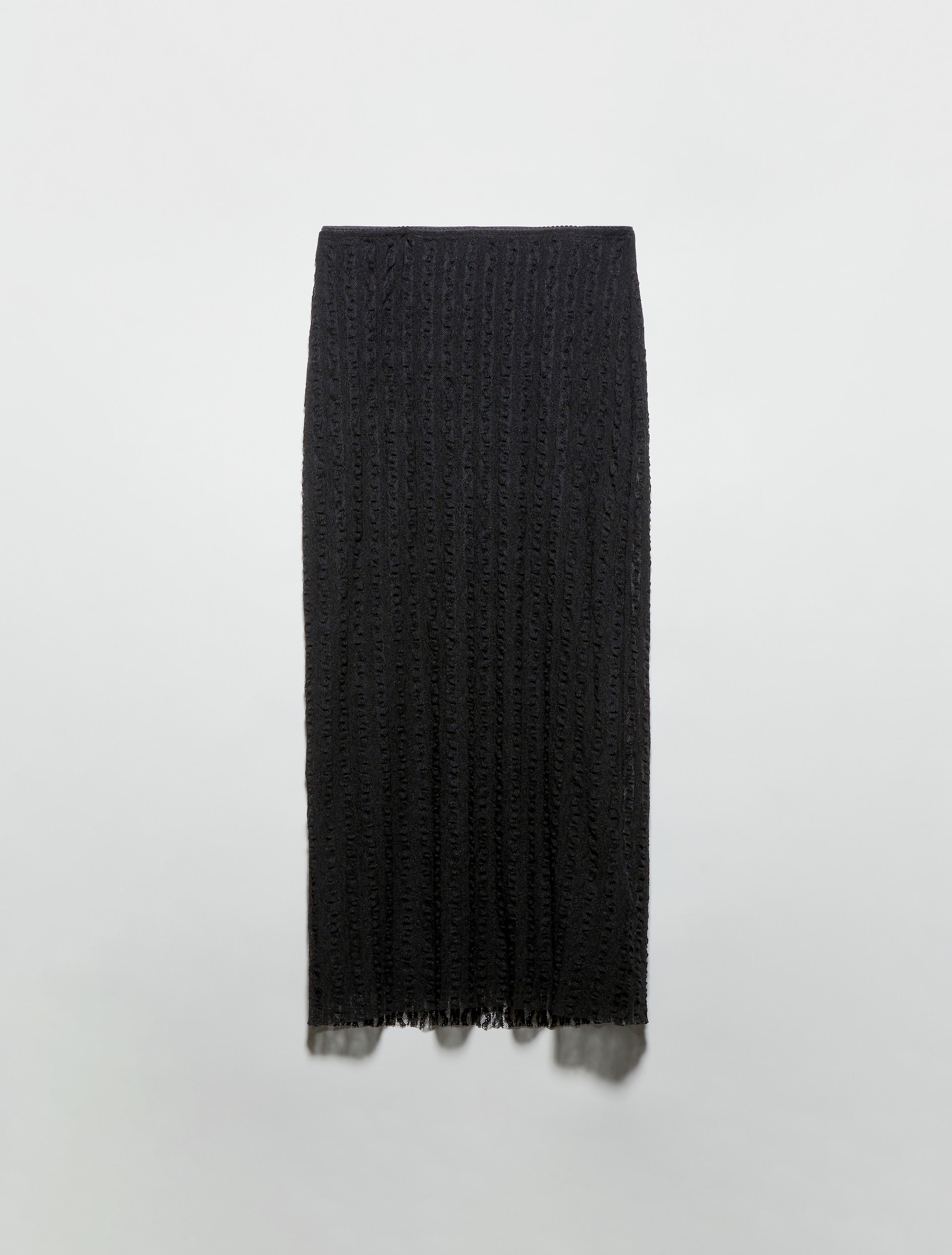 Lace jersey midi skirt, black | MAX&Co. Lace jersey midi skirt - BLACK - MAX&Co. - 5