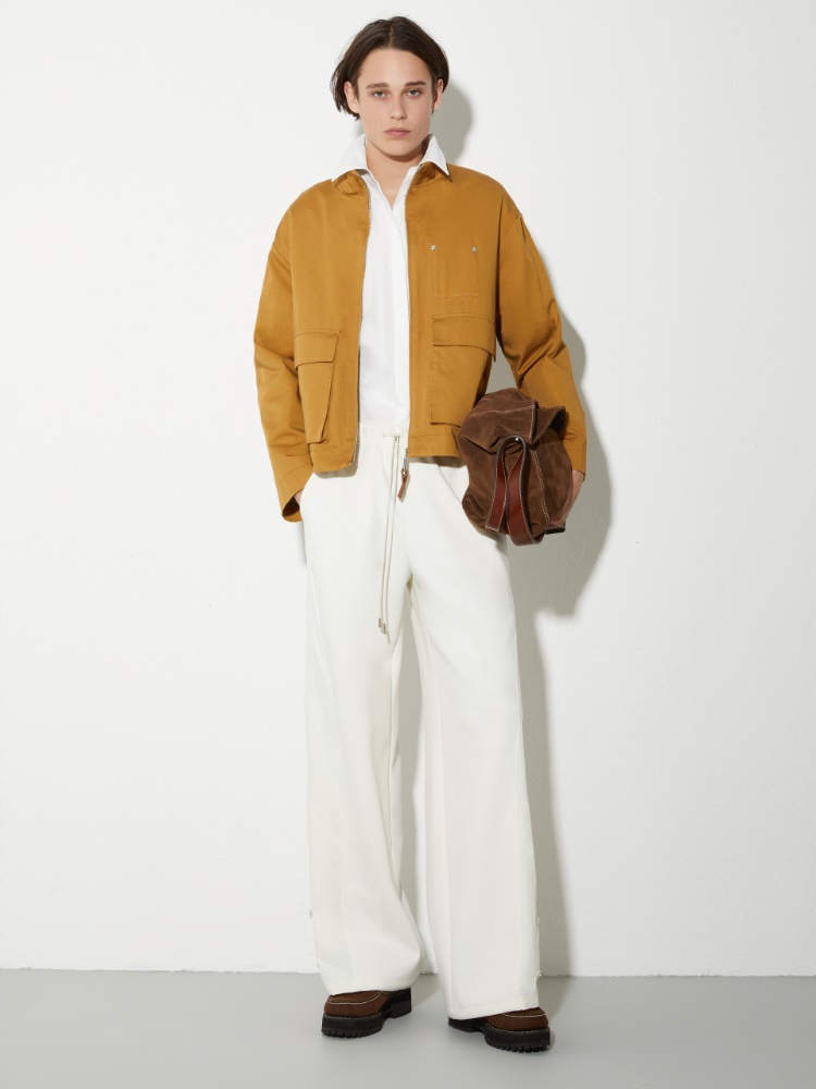 Cotton-blend and nylon joggers - MAX&Co. - 5