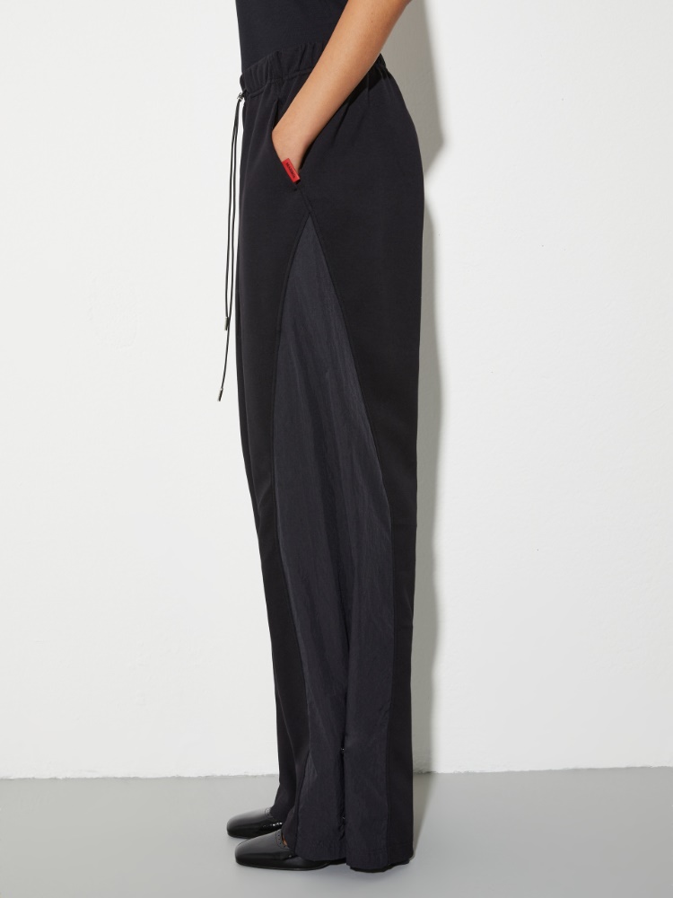 Cotton-blend and nylon joggers - MAX&Co. - 4