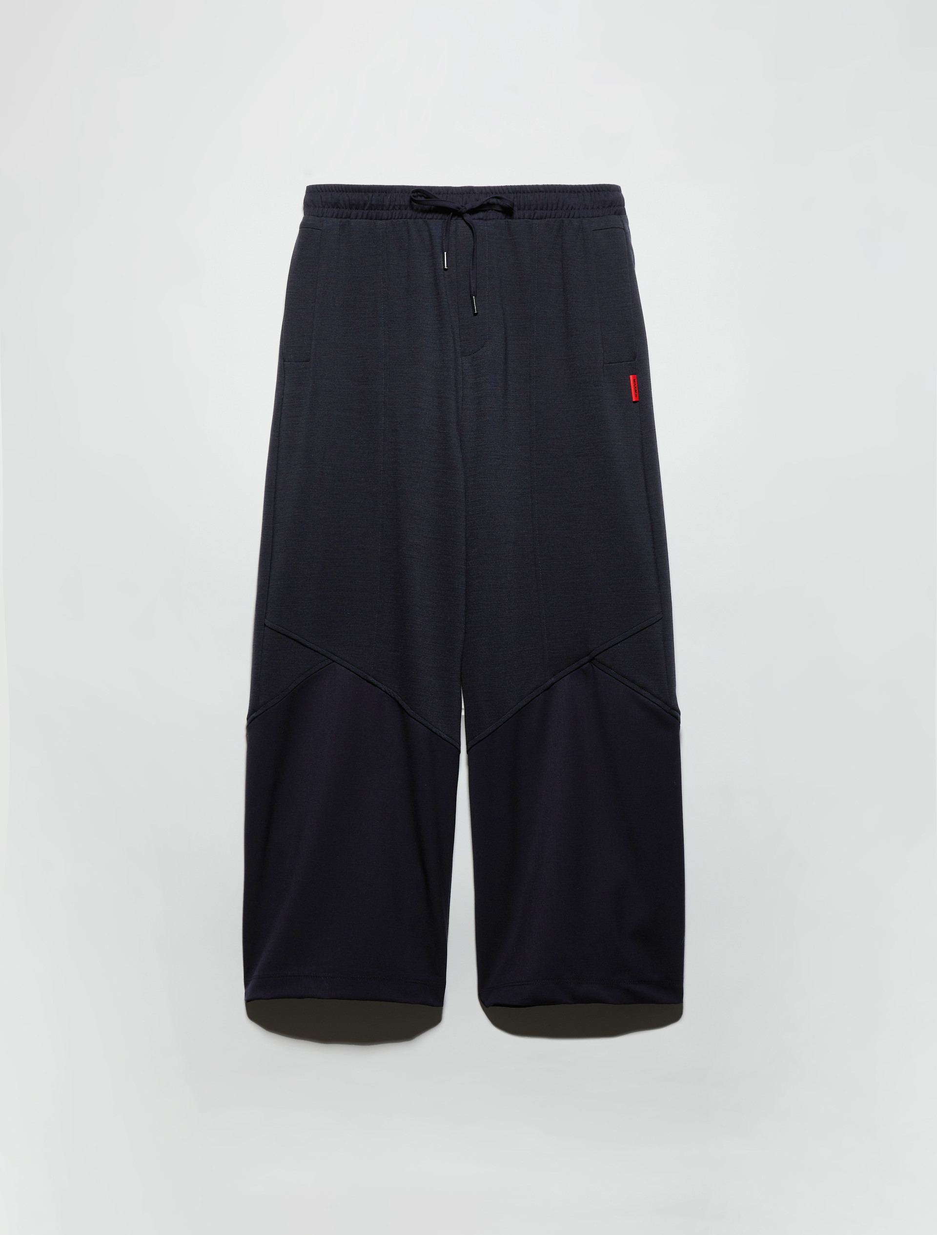 [ファビオラ]  サルトリアル シフト クロップド パンツ - NAVY - MAX&Co.