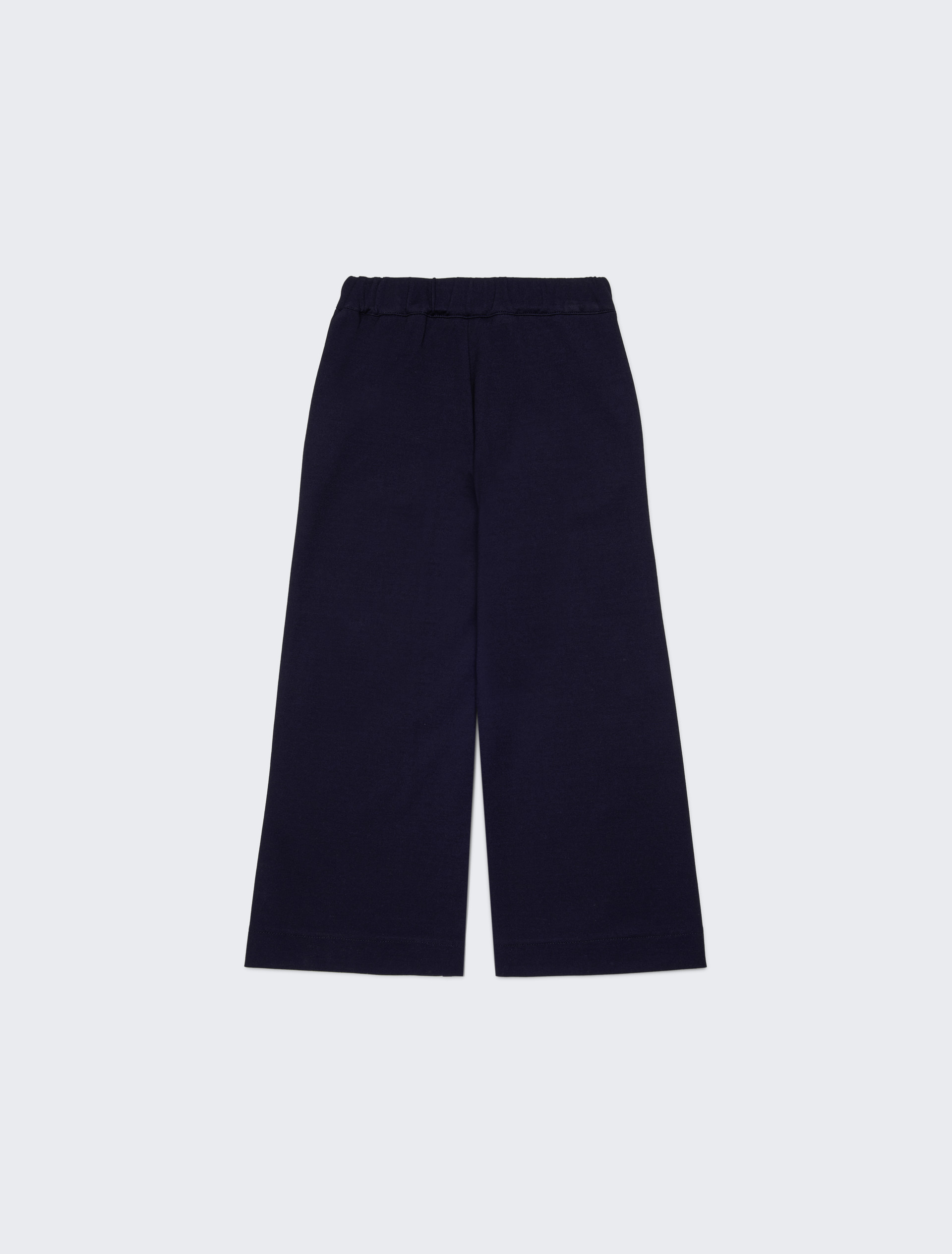 Wide leg pants in Milan stitch KID - LIGHT BLUE - MAX&Co. - 2