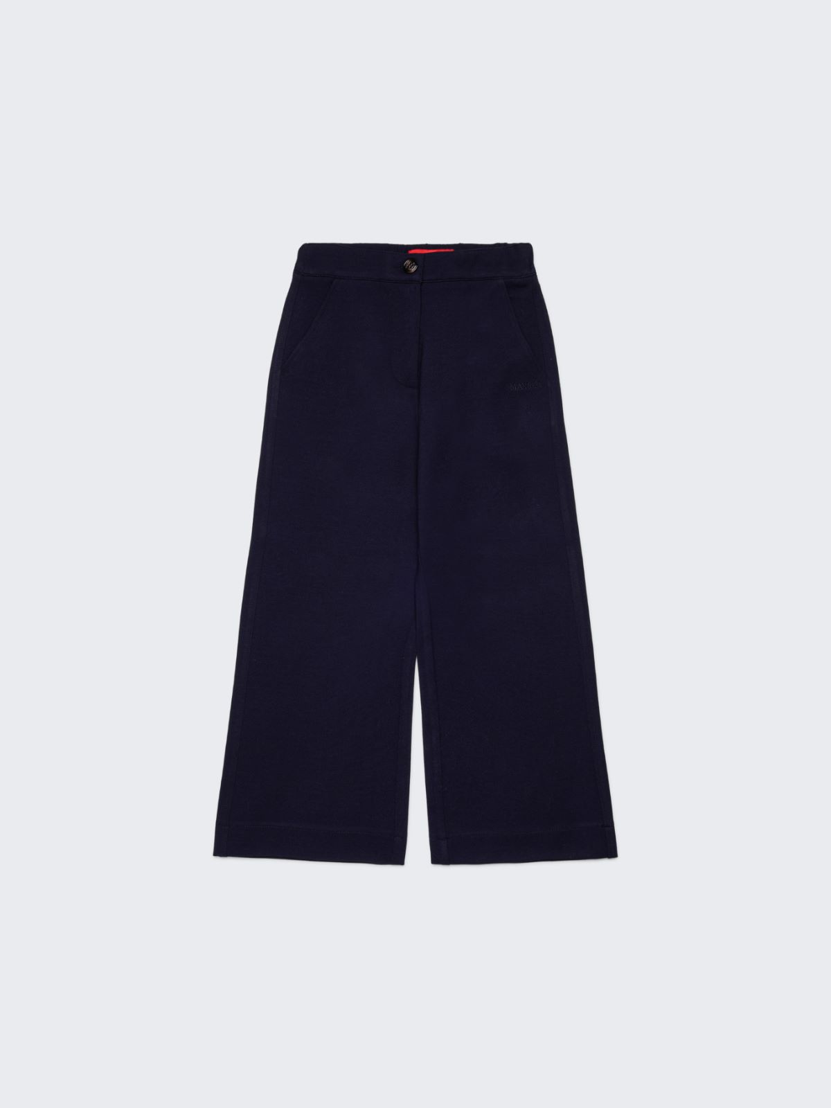 Wide leg pants in Milan stitch KID - LIGHT BLUE - MAX&Co. - 3