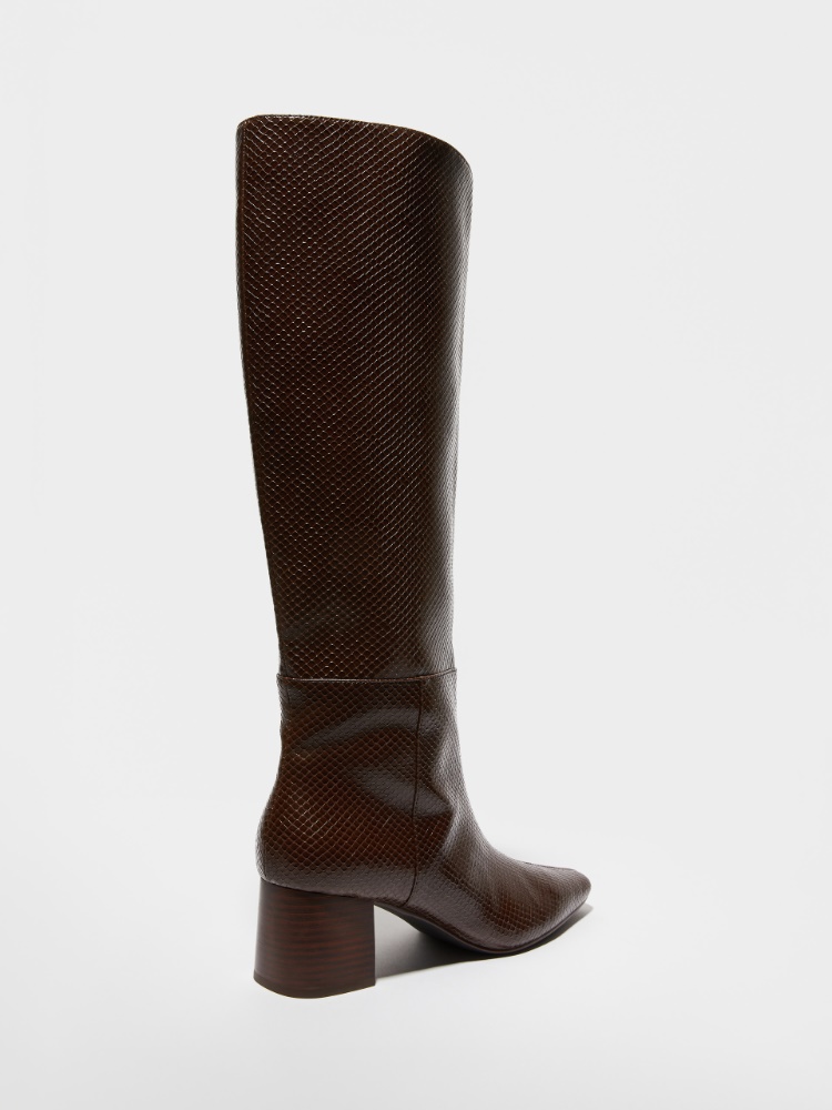 Slim-fit block-heel boots - MAX&Co. - 2