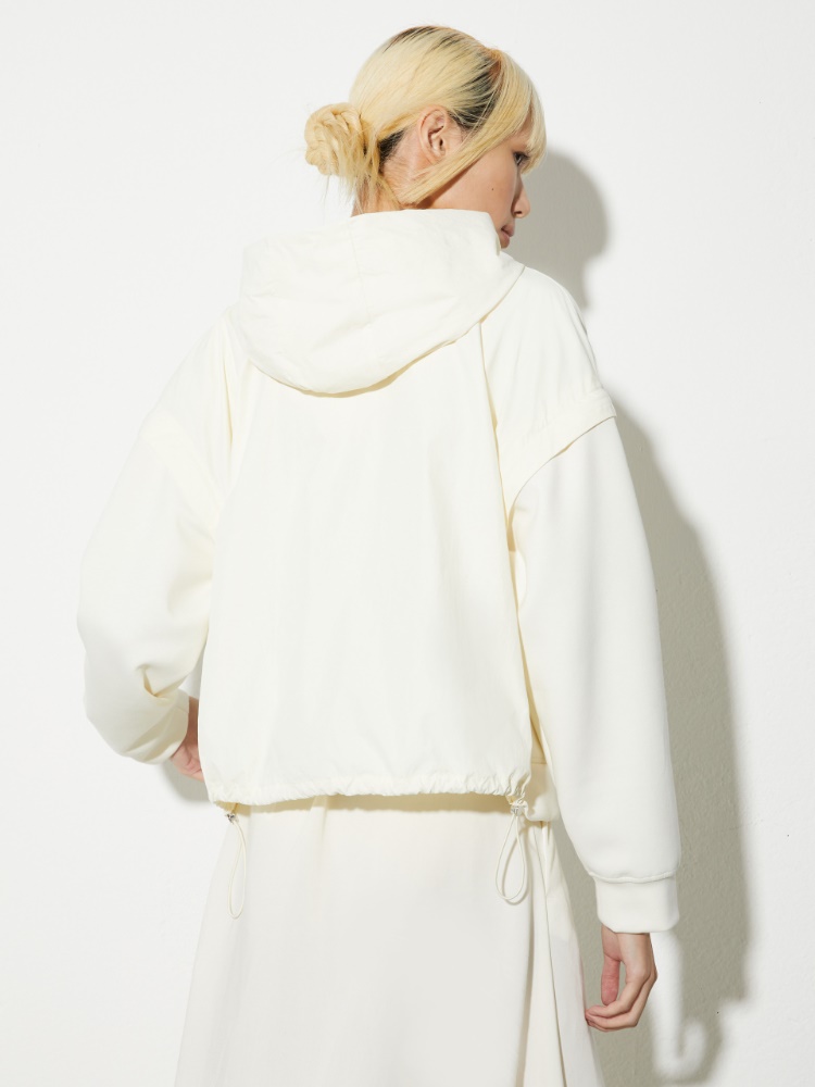 Jersey and nylon bomber jacket - MAX&Co. - 2