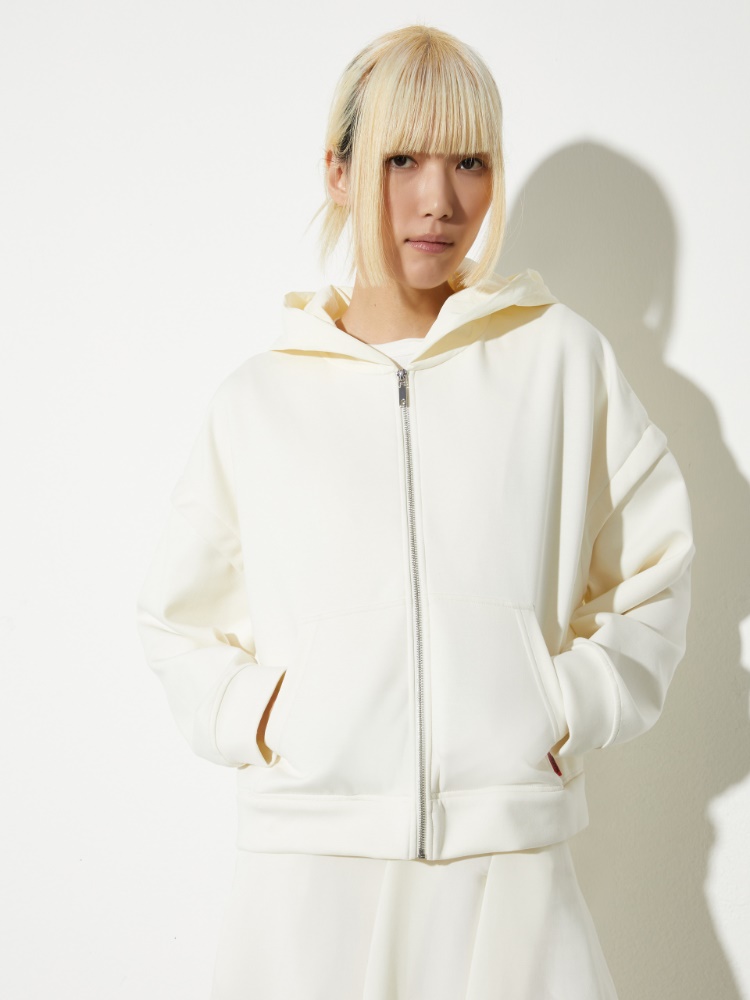 Jersey and nylon bomber jacket - MAX&Co.