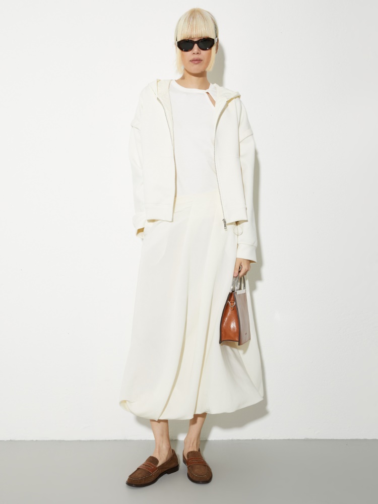 Jersey and nylon bomber jacket - MAX&Co. - 5