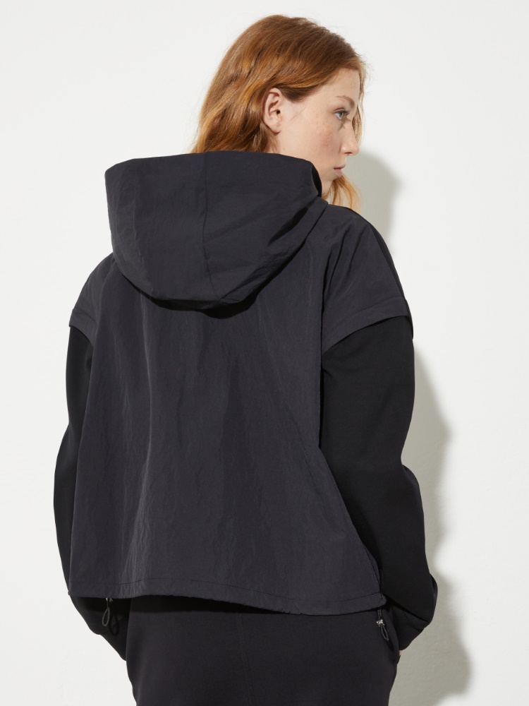 Jersey and nylon bomber jacket - MAX&Co. - 2