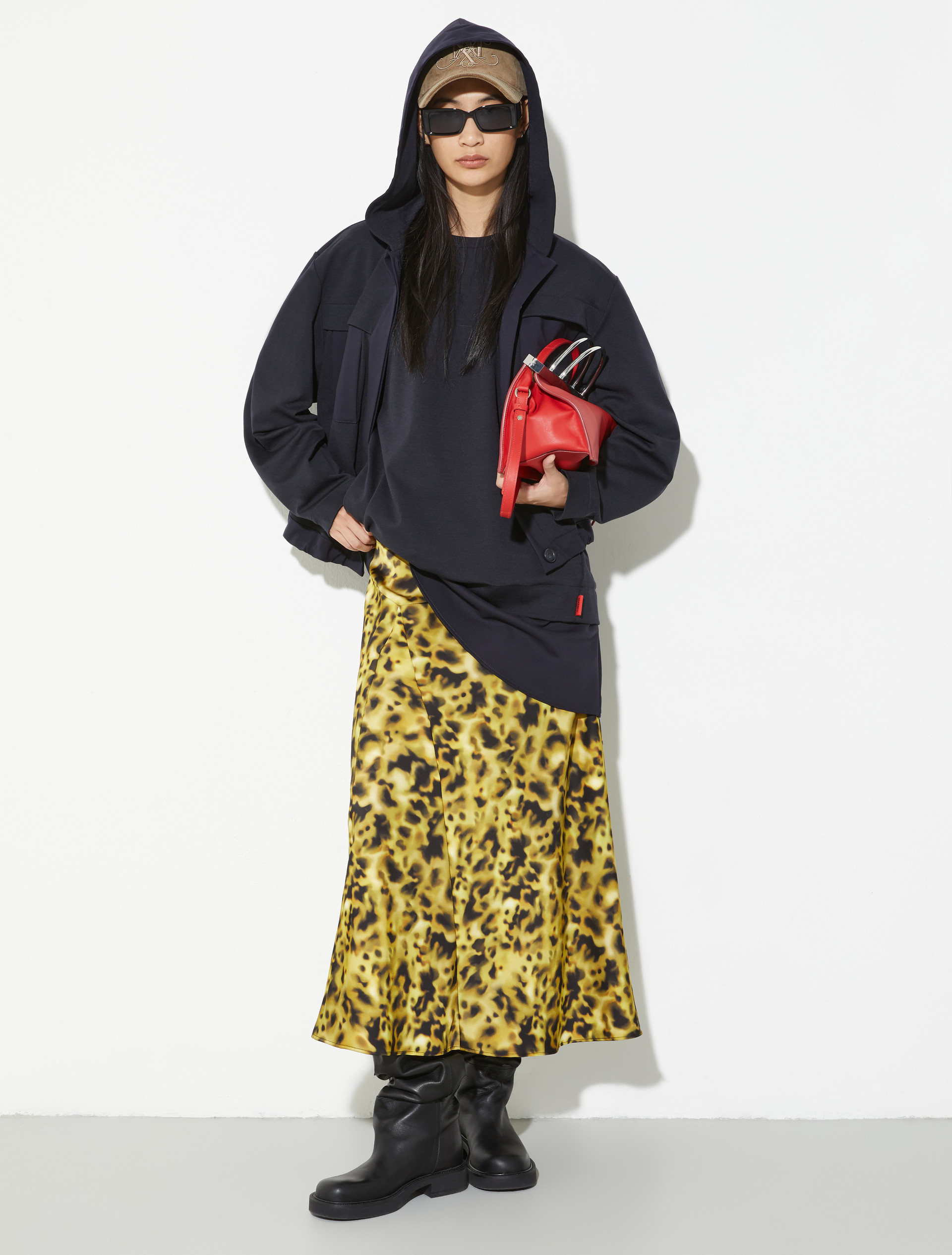Sartorial Shifts hooded jacket, navy | MAX&Co. Sartorial Shifts hooded jacket - NAVY - MAX&Co. - 4