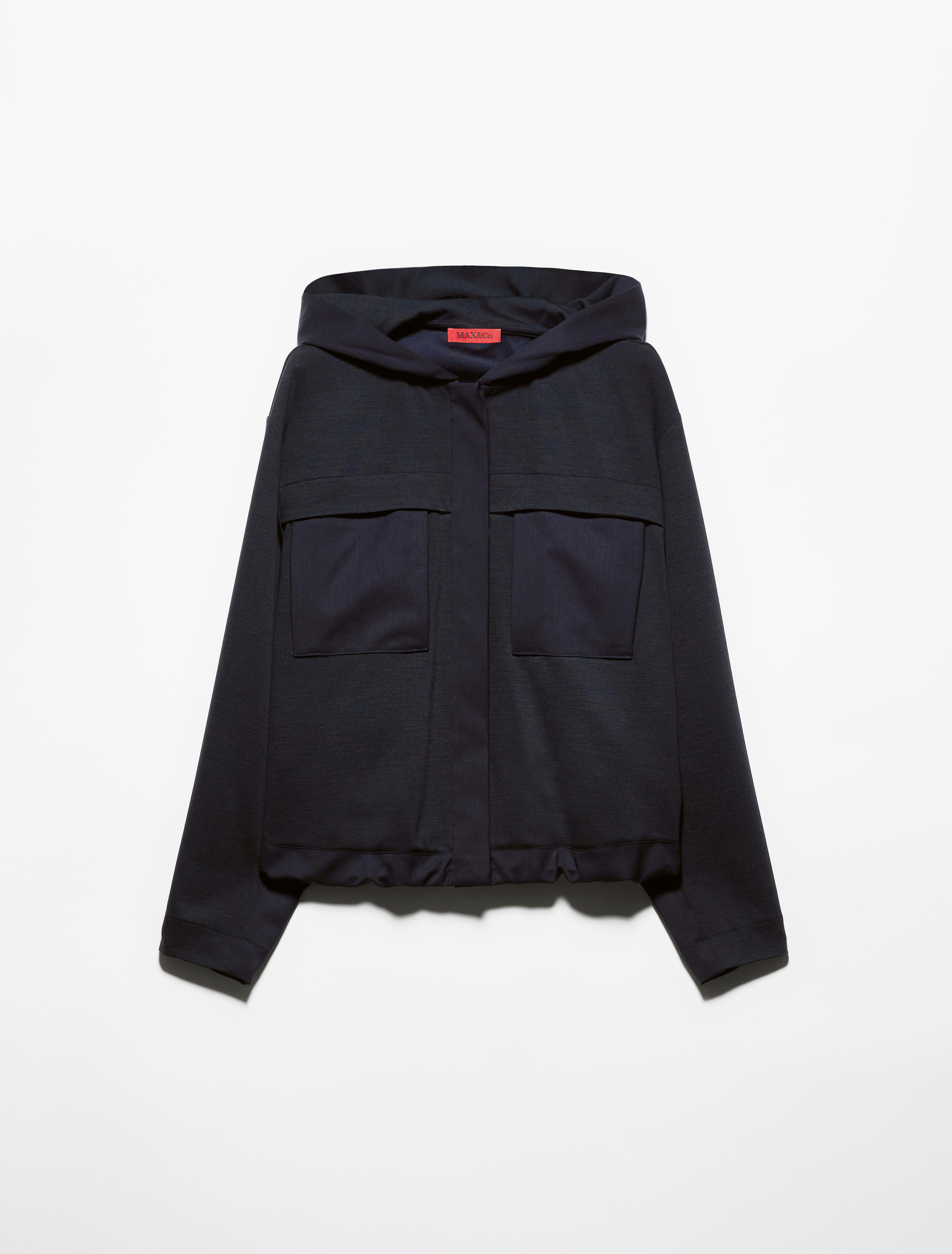 Sartorial Shifts hooded jacket, navy | MAX&Co. Sartorial Shifts hooded jacket - NAVY - MAX&Co. - 5