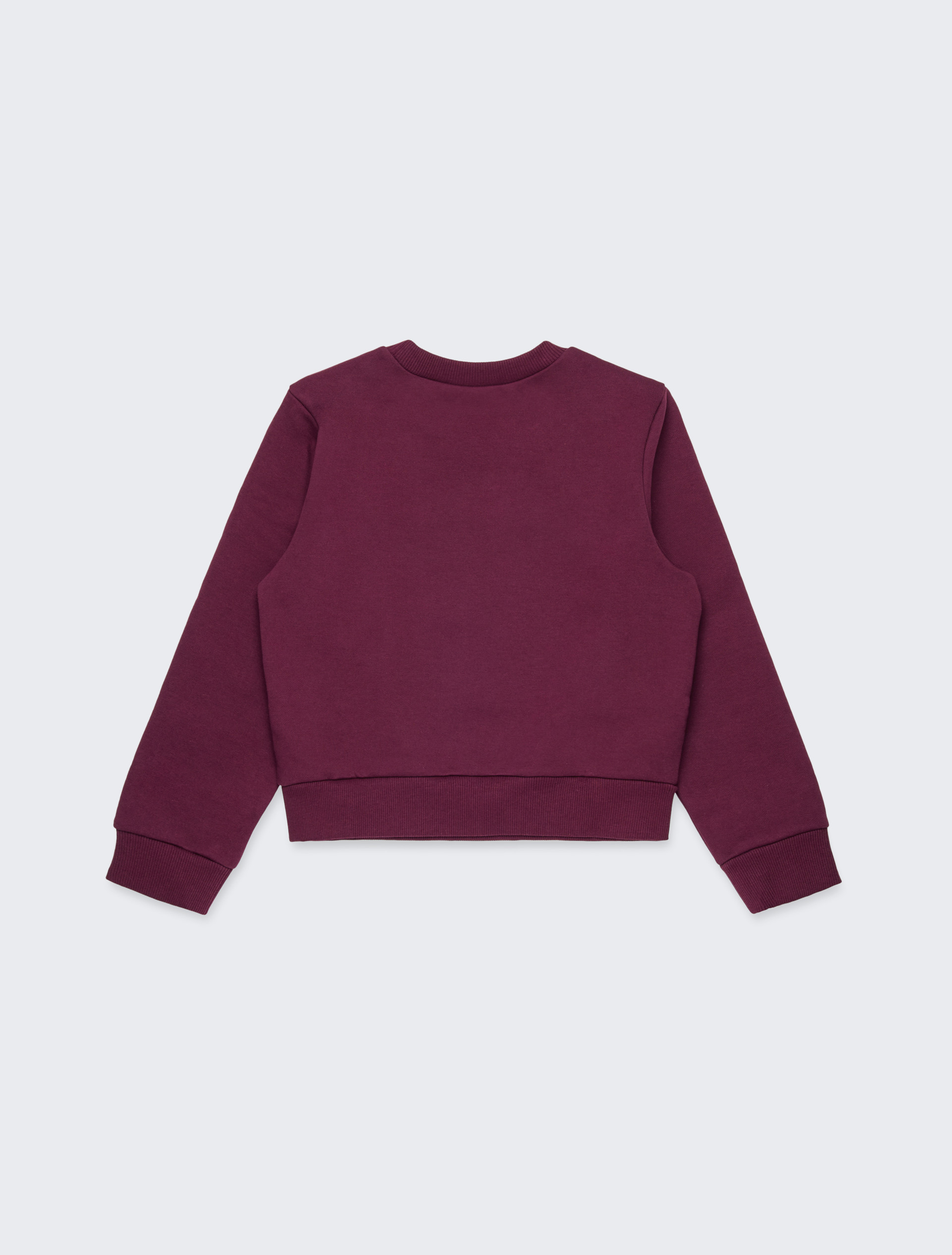 Branded crew-neck sweatshirt KID, wine red | MAX&Co. Branded crew-neck sweatshirt KID - WINE RED - MAX&Co. - 2