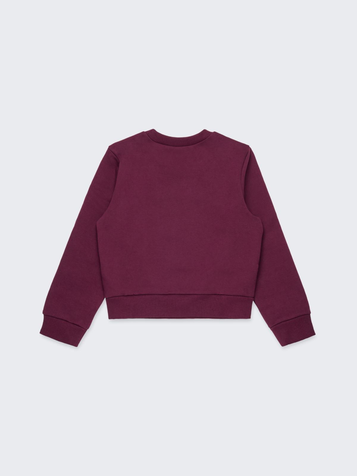 Branded crew-neck sweatshirt KID - WINE RED - MAX&Co. - 2