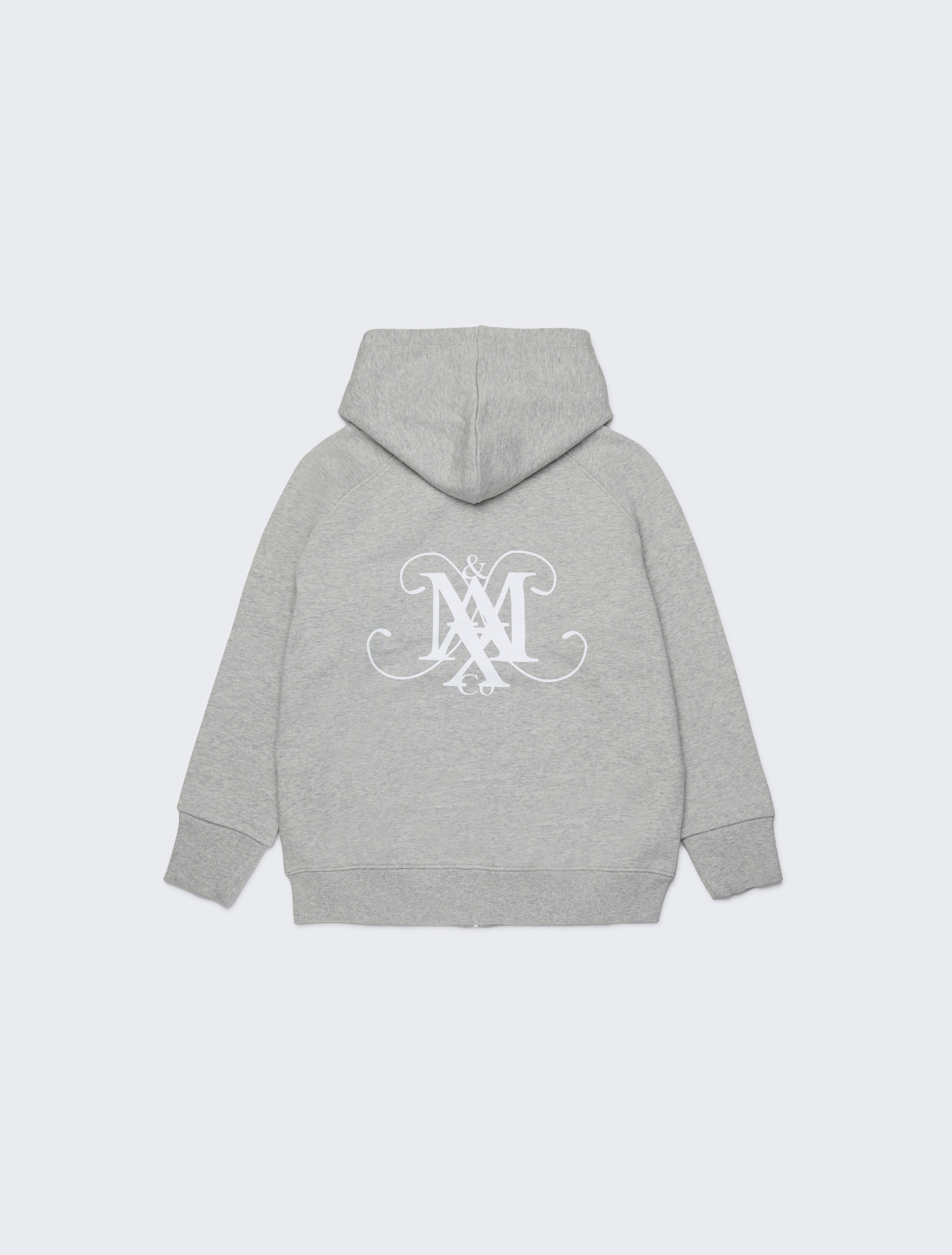 Hoodie mit Emblem auf dem Rücken KID - MELANGE GRAU - MAX&Co. - 2