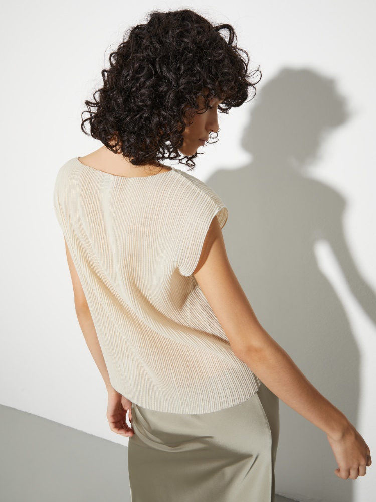 Pleated jersey top - MAX&Co. - 2