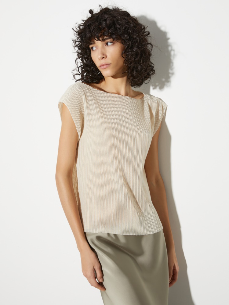 Pleated jersey top - MAX&Co.