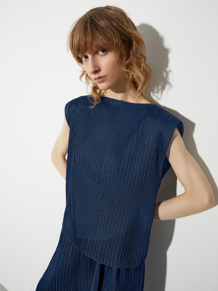 Pleated jersey top - MAX&Co.