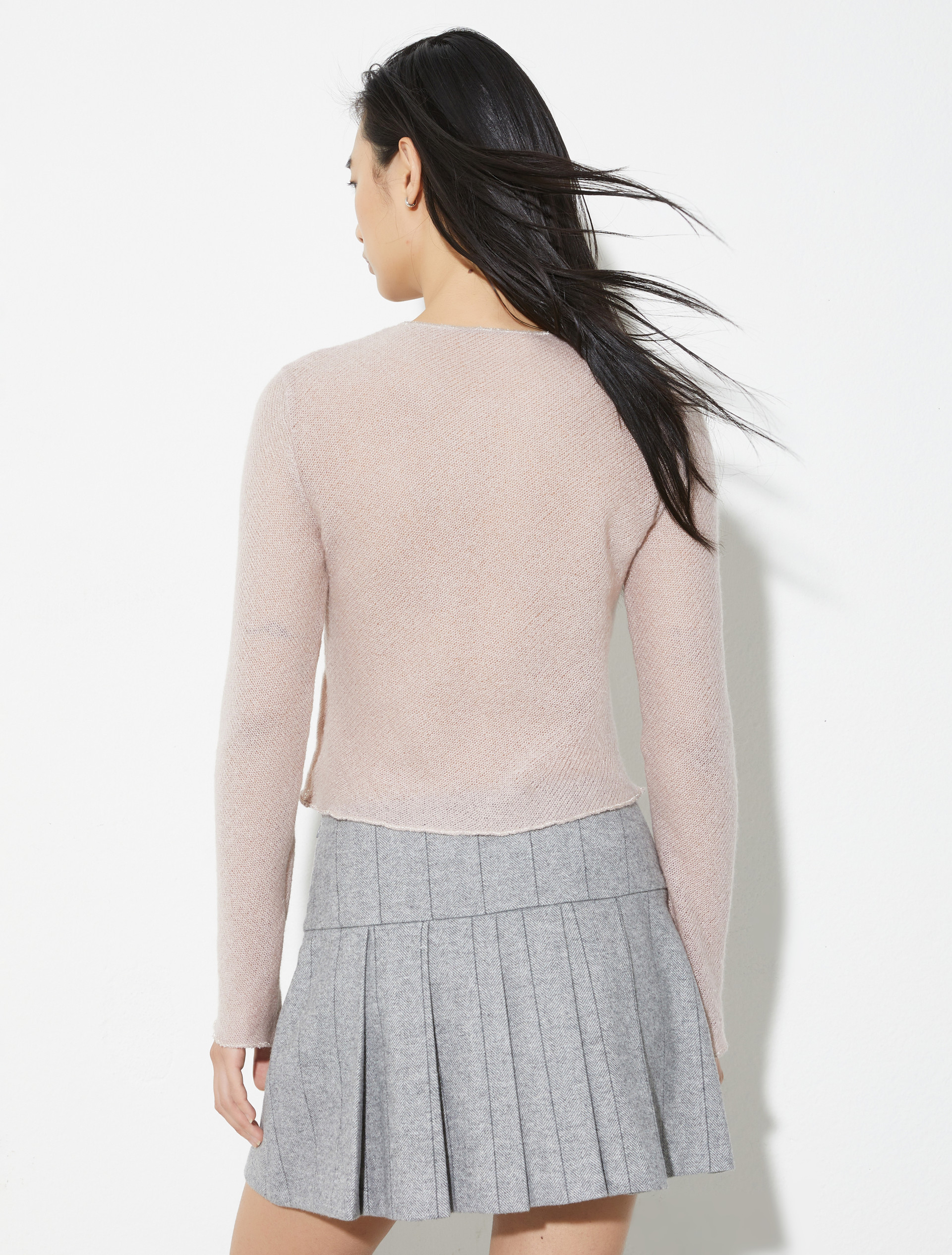 Slim-fit gauze T-shirt, dust rose | MAX&Co. Slim-fit gauze T-shirt - DUST ROSE - MAX&Co. - 2
