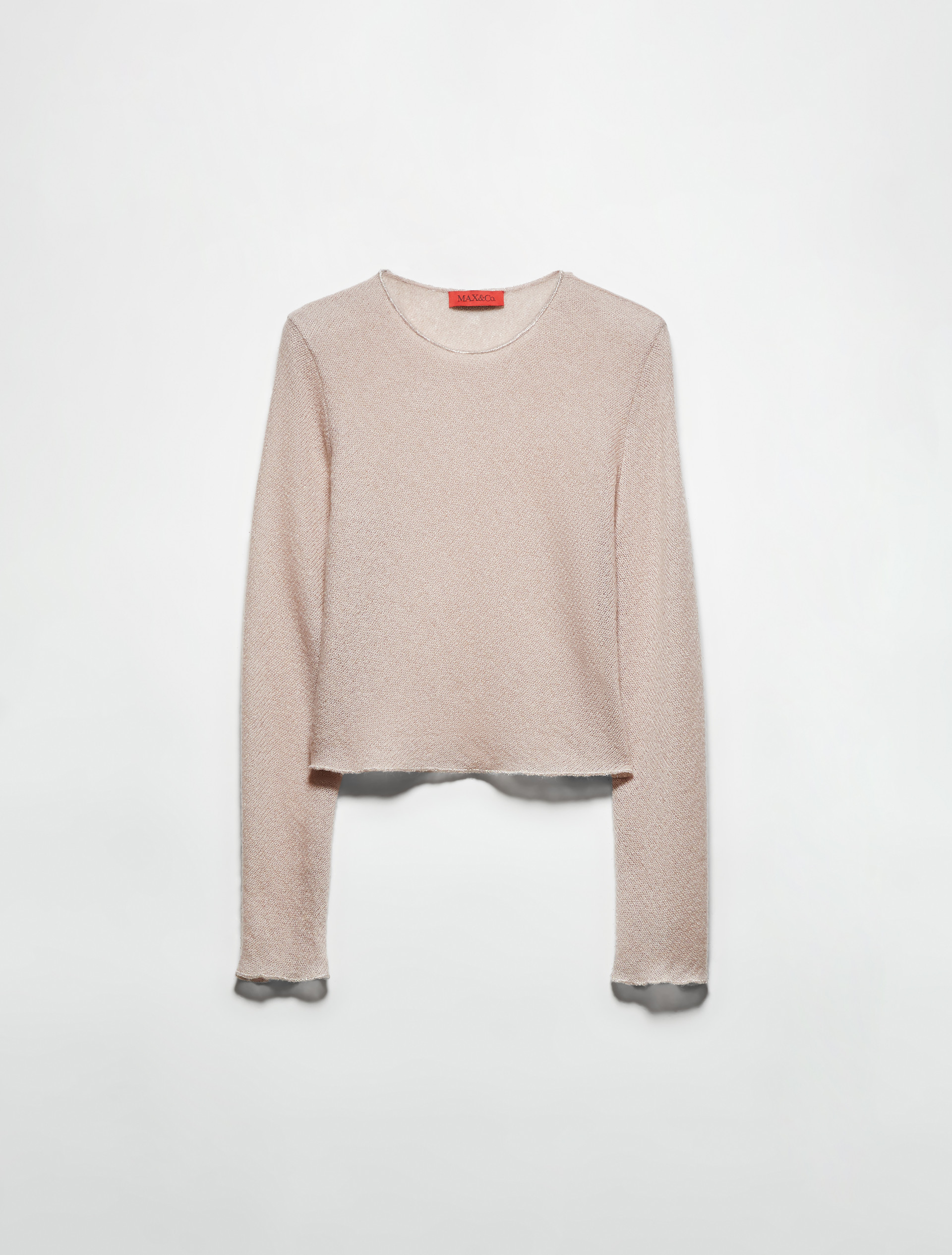 Slim-fit gauze T-shirt, dust rose | MAX&Co. Slim-fit gauze T-shirt - DUST ROSE - MAX&Co. - 5