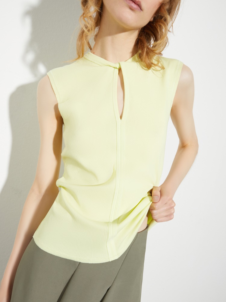 Ribbed cut-out top - MAX&Co. - 3
