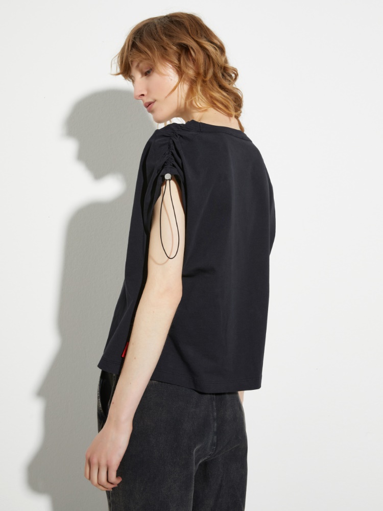 Drawstring cotton T-shirt - MAX&Co. - 2