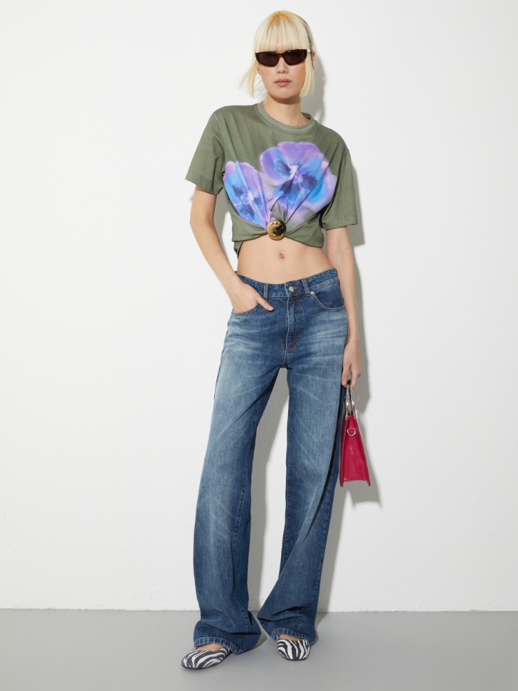 Printed cotton-jersey T-shirt - MAX&Co. - 4