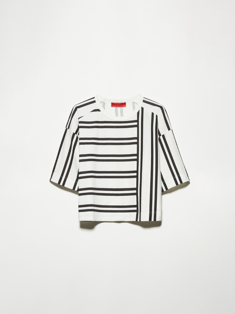 Gestreiftes Oversize-T-Shirt aus Baumwolle - MAX&Co. - 5