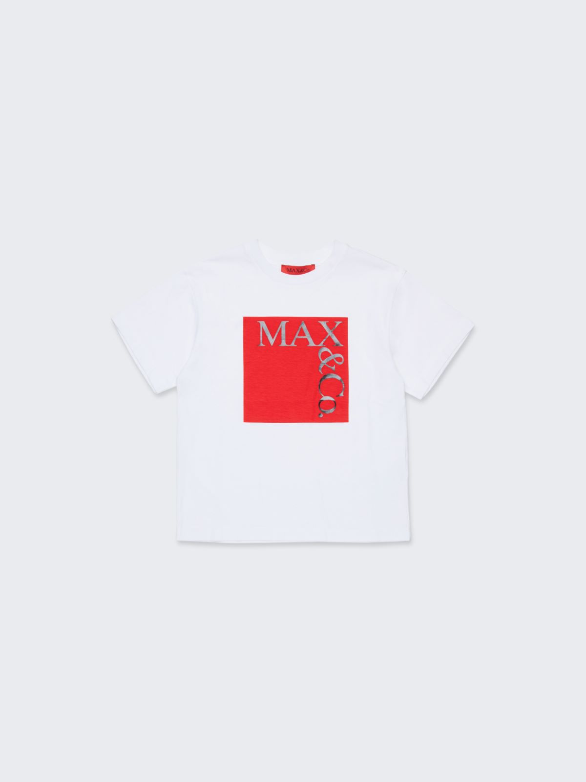 Icon t-shirt with logo KID - OPTICAL WHITE - MAX&Co. - 3