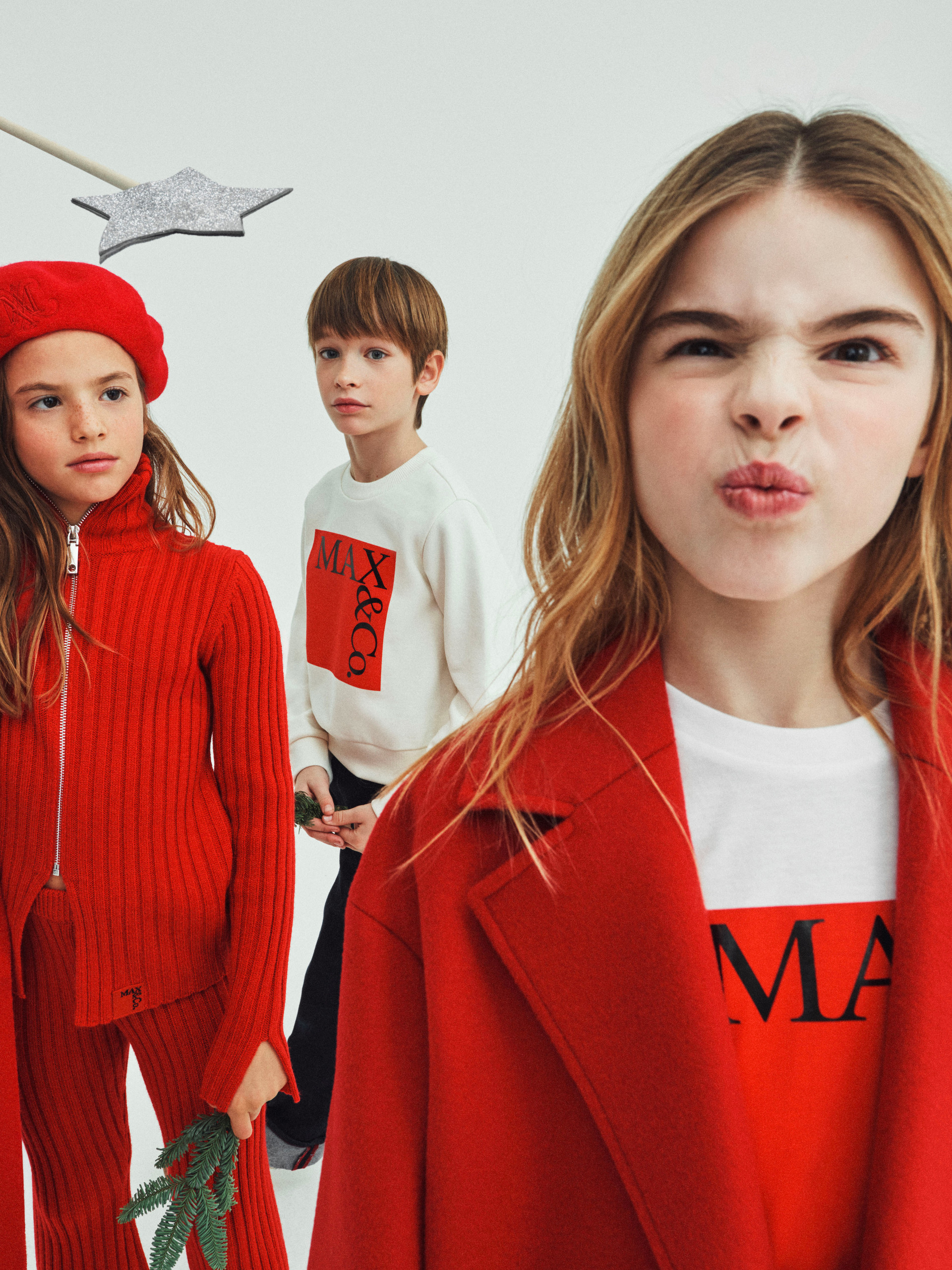 Icon t-shirt with logo KID, optical white | MAX&Co. Icon t-shirt with logo KID - OPTICAL WHITE - MAX&Co. - 4