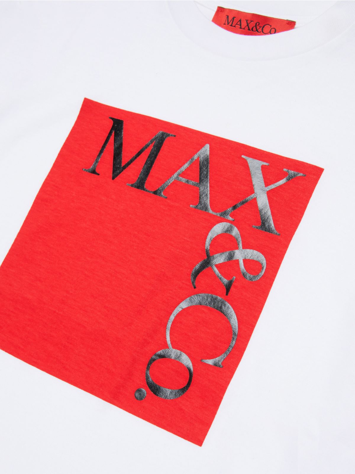 Icon t-shirt with logo KID - OPTICAL WHITE - MAX&Co. - 5