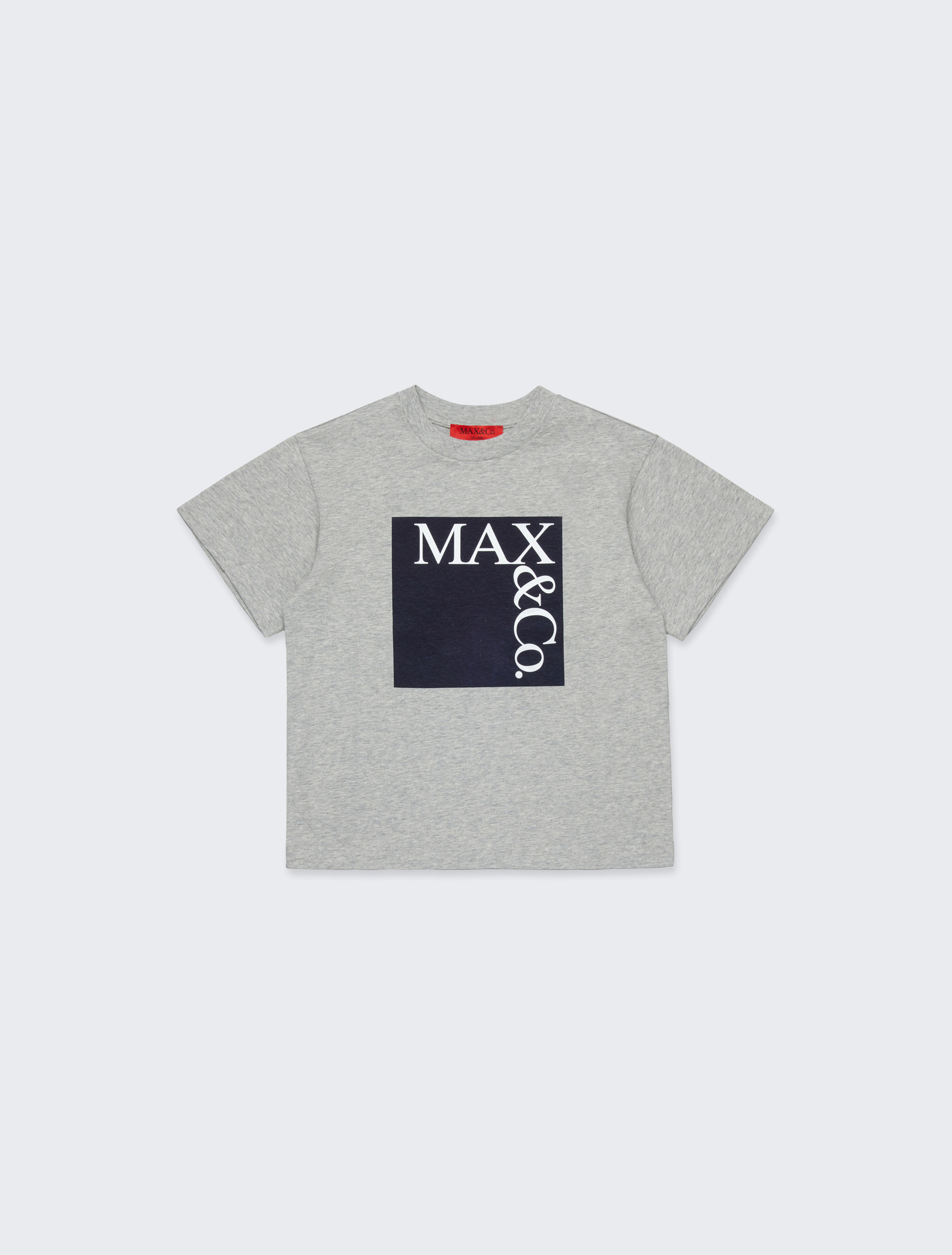Icon T-shirt in mélange jersey KID - MELANGE GREY - MAX&Co. - 3