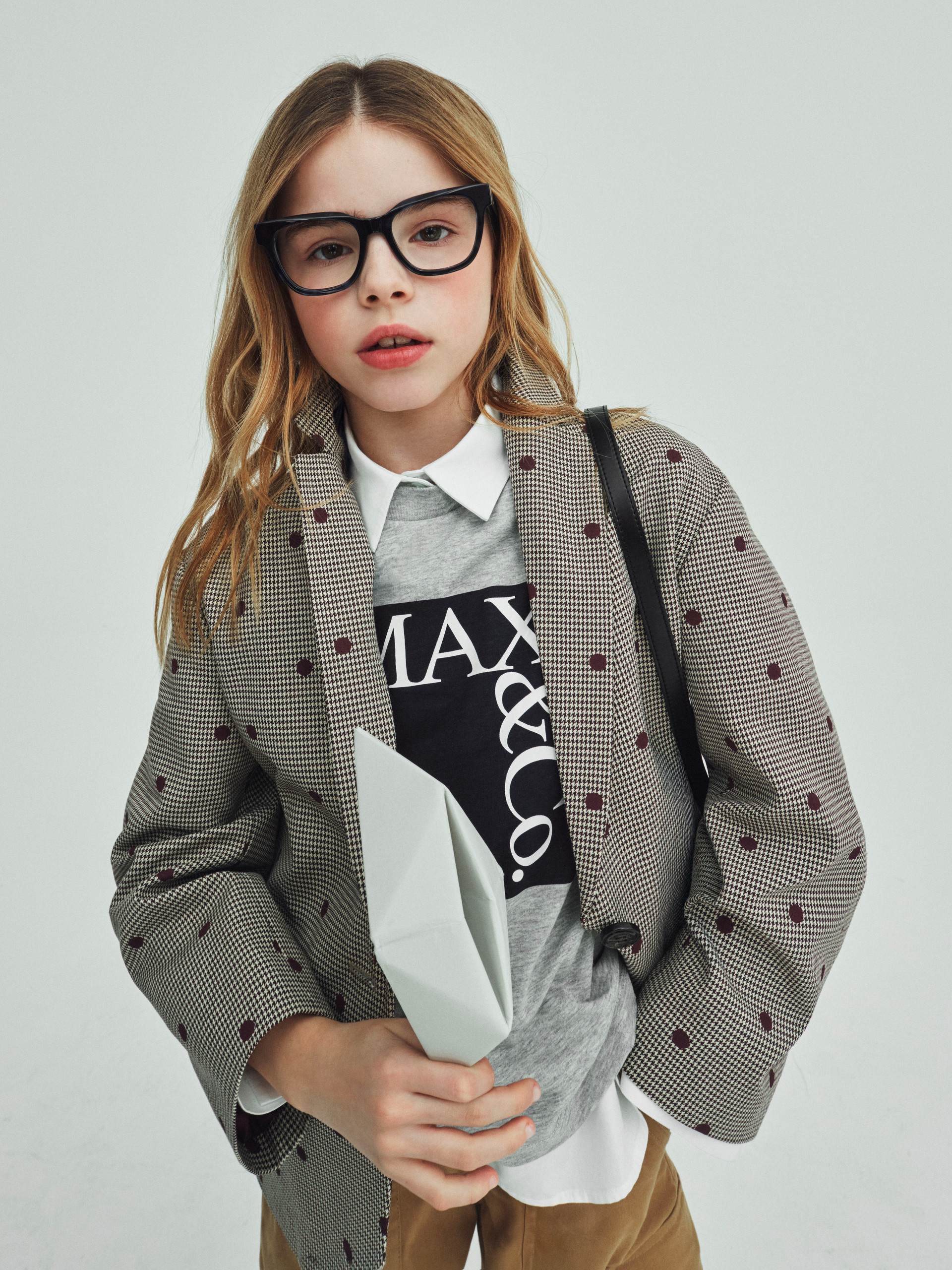 Icon T-shirt in mélange jersey KID - MELANGE GREY - MAX&Co. - 4