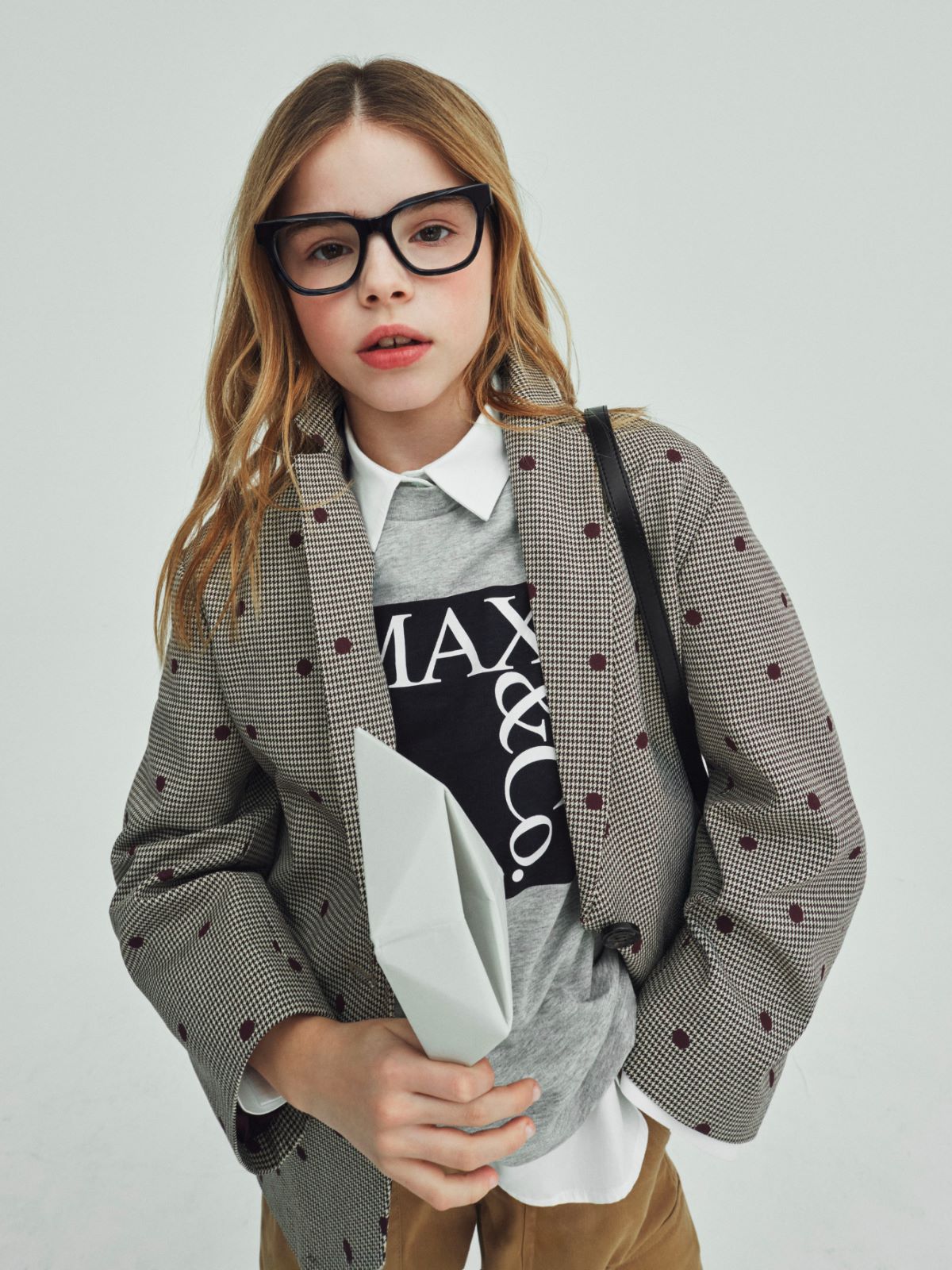 Icon T-shirt in mélange jersey KID - MELANGE GREY - MAX&Co. - 4
