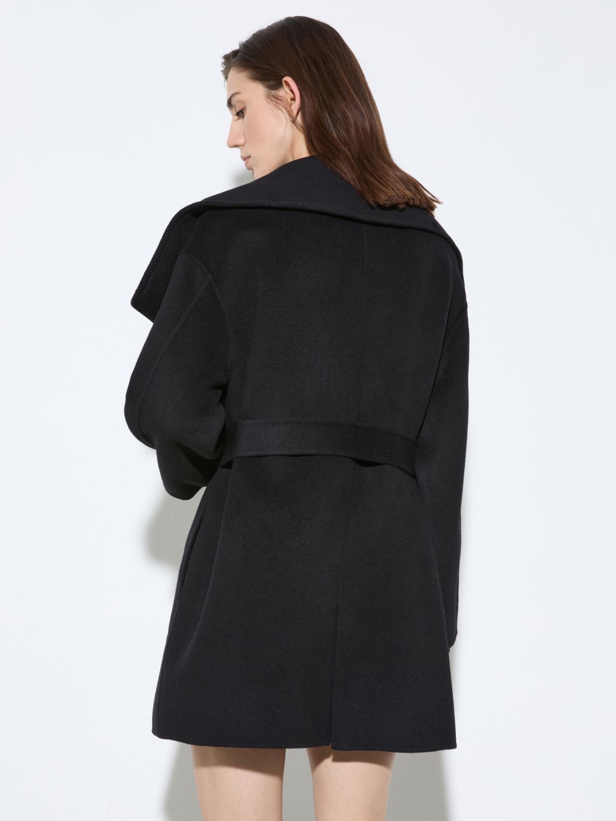 Double-sided pure wool coat - BLACK - MAX&Co. - 2