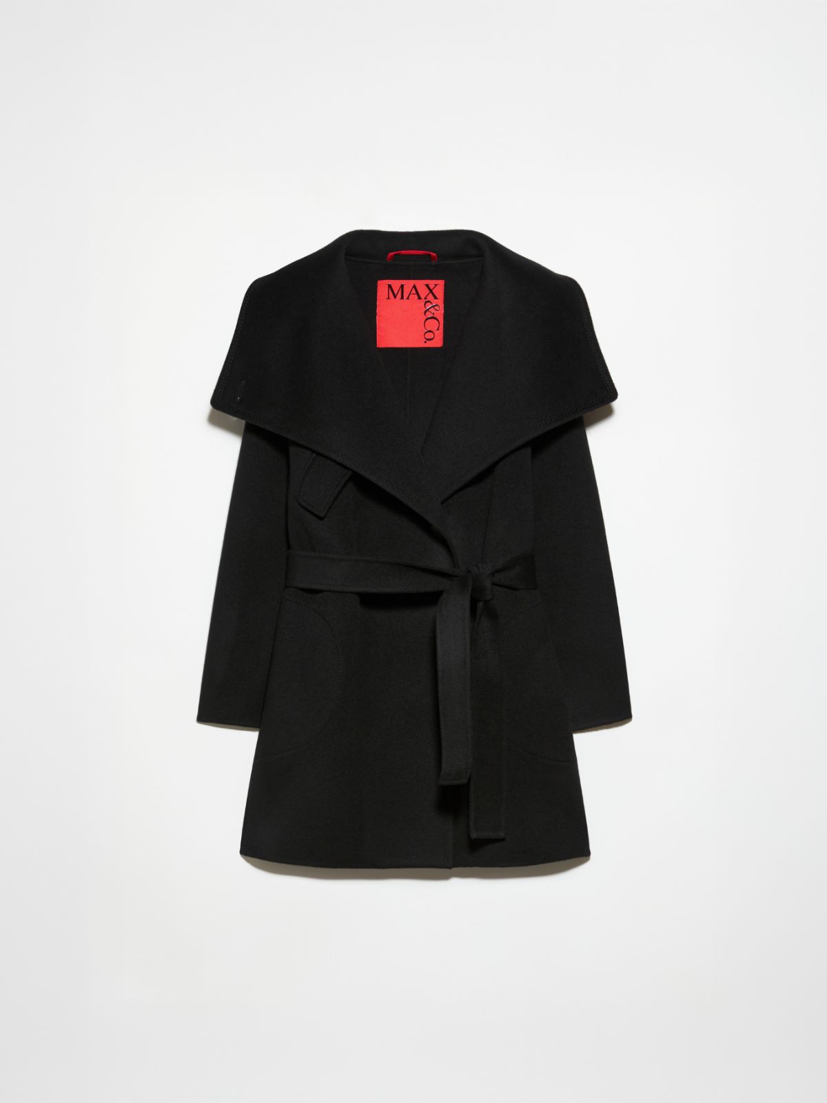 Double-sided pure wool coat - BLACK - MAX&Co. - 5