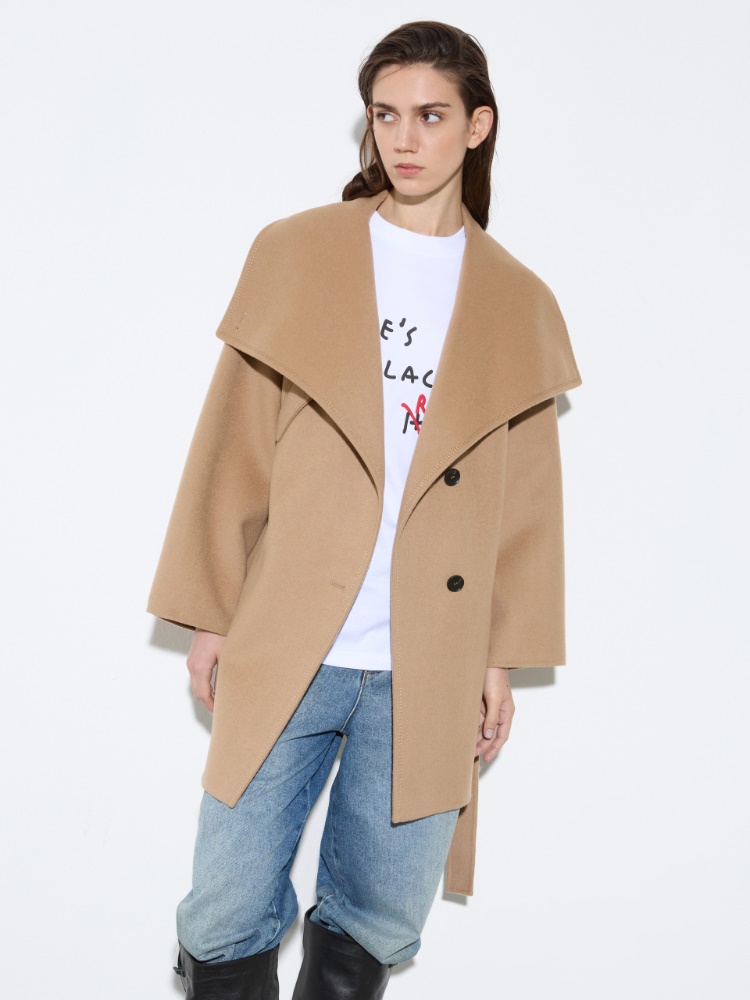 Cappotto in pura lana double - CAMMELLO - MAX&Co.