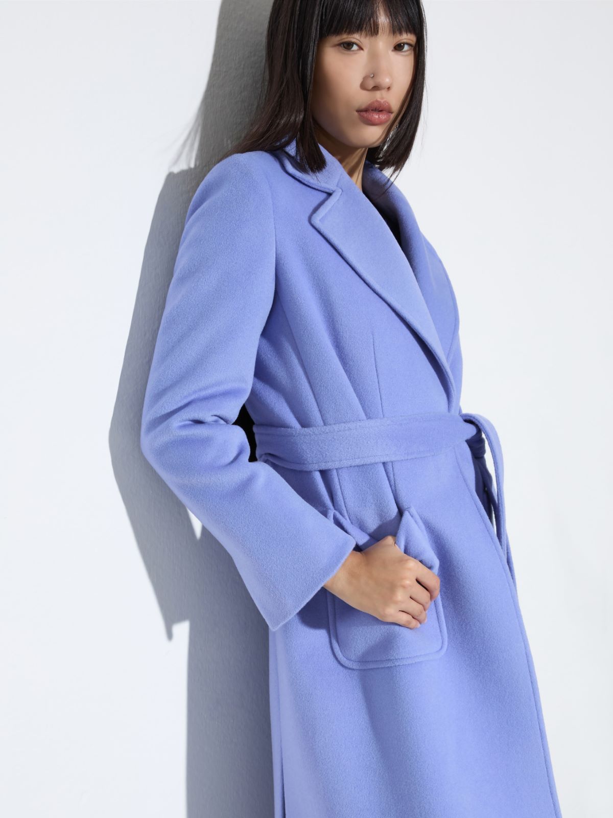Cappotto Runaway in pura lana - BLU - MAX&Co. - 3