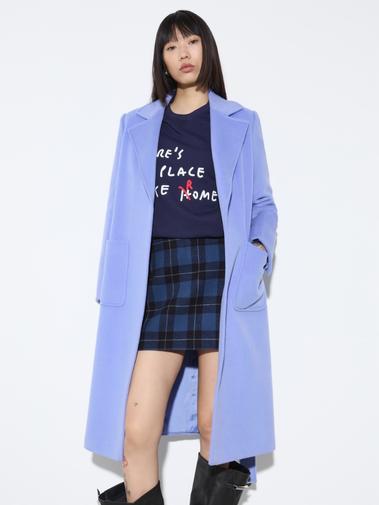 Cappotto Runaway in pura lana - BLU - MAX&Co.
