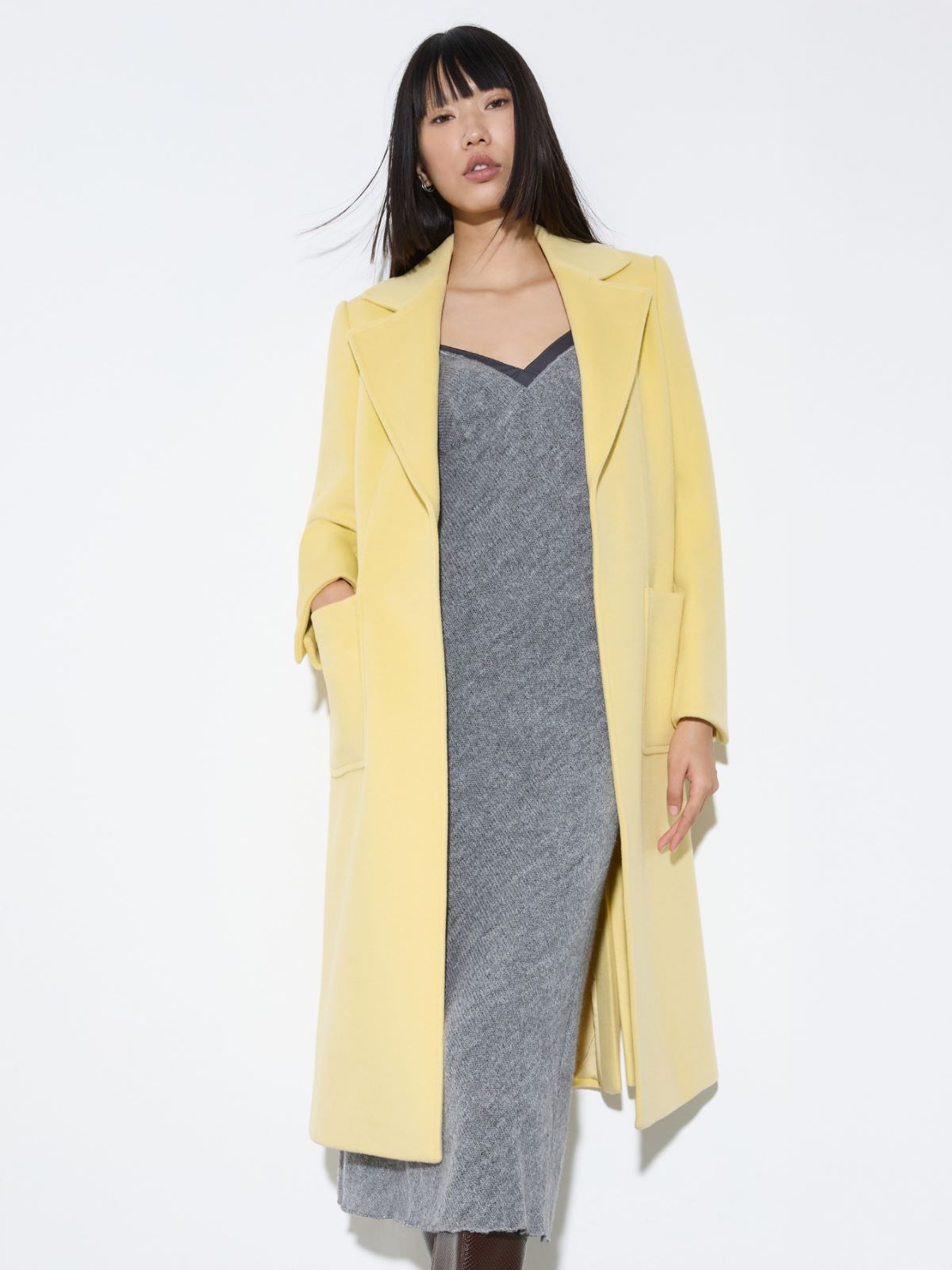 Cappotto Runaway in pura lana - GIALLO - MAX&Co.