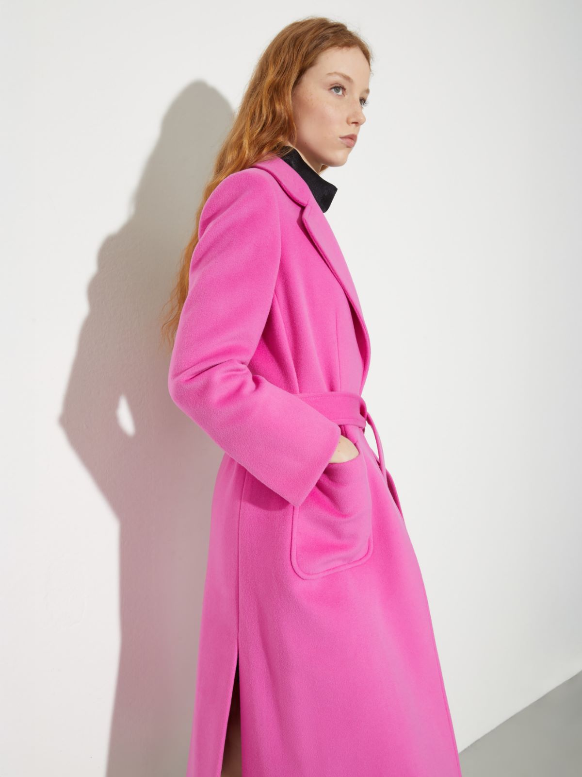 Runaway wool coat - PINK - MAX&Co. - 3