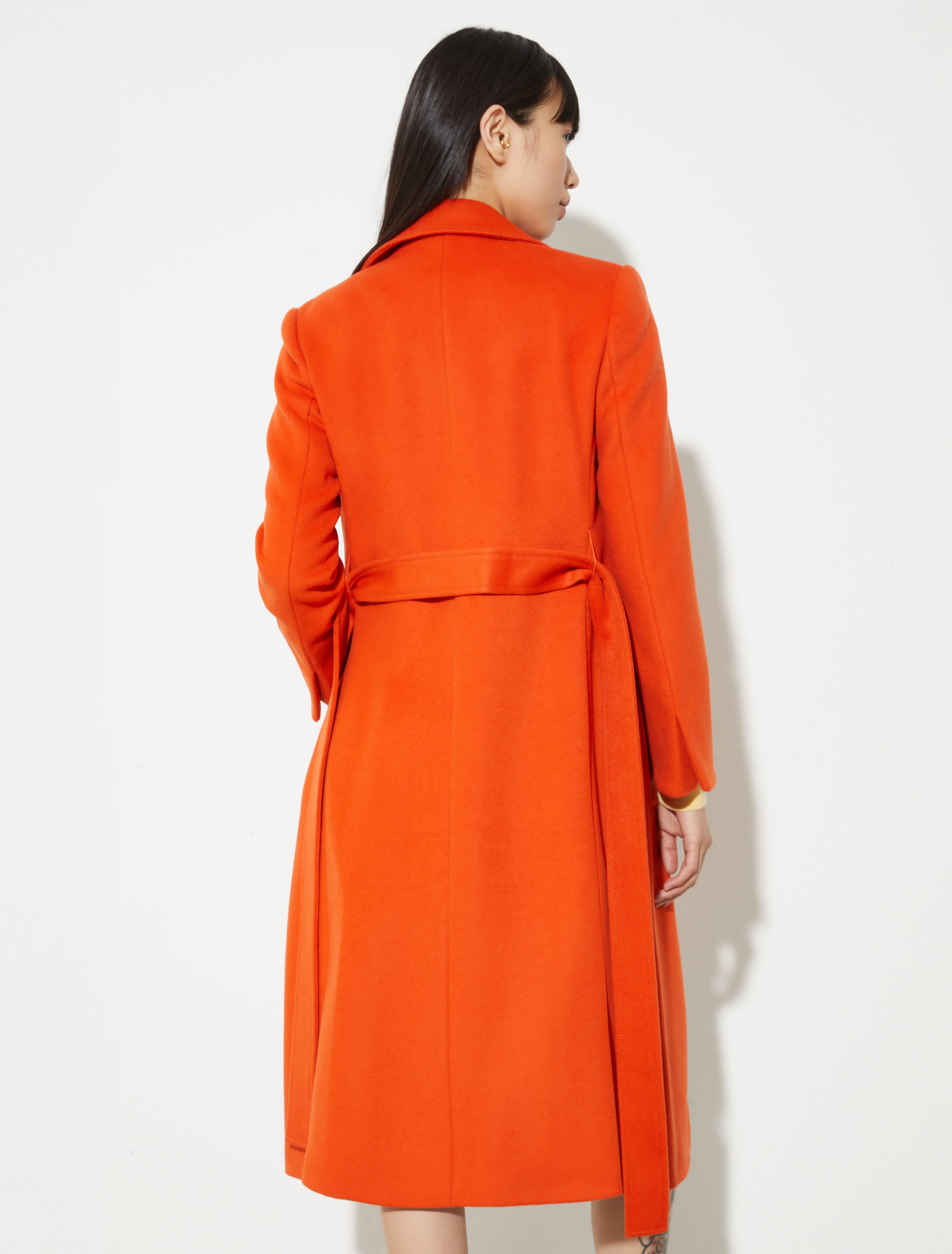 Runaway Mantel aus reiner Wolle - ORANGE - MAX&Co. - 2