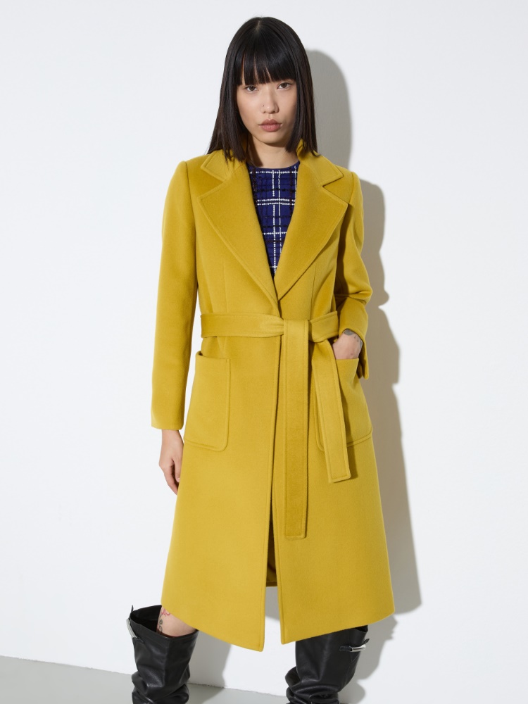 Cappotto Runaway in pura lana - GIALLO - MAX&Co.
