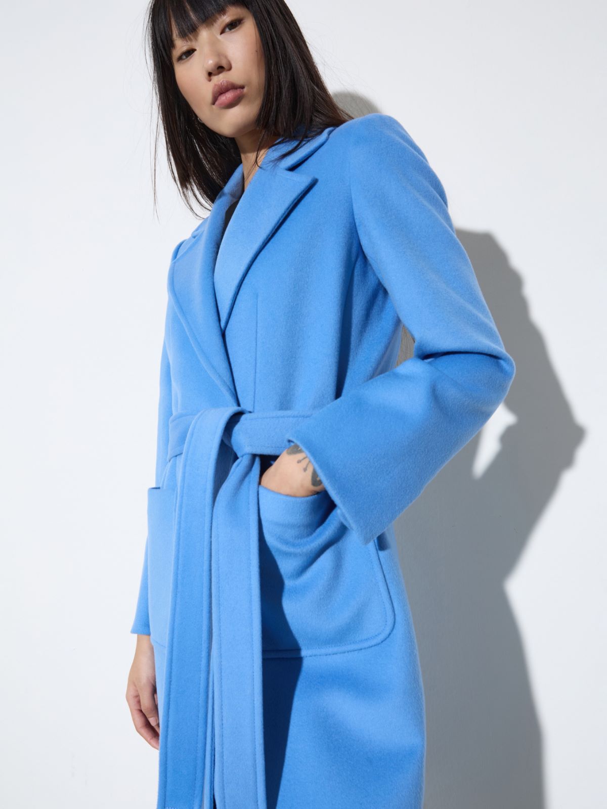 Cappotto Runaway in pura lana - AZZURRO - MAX&Co. - 3