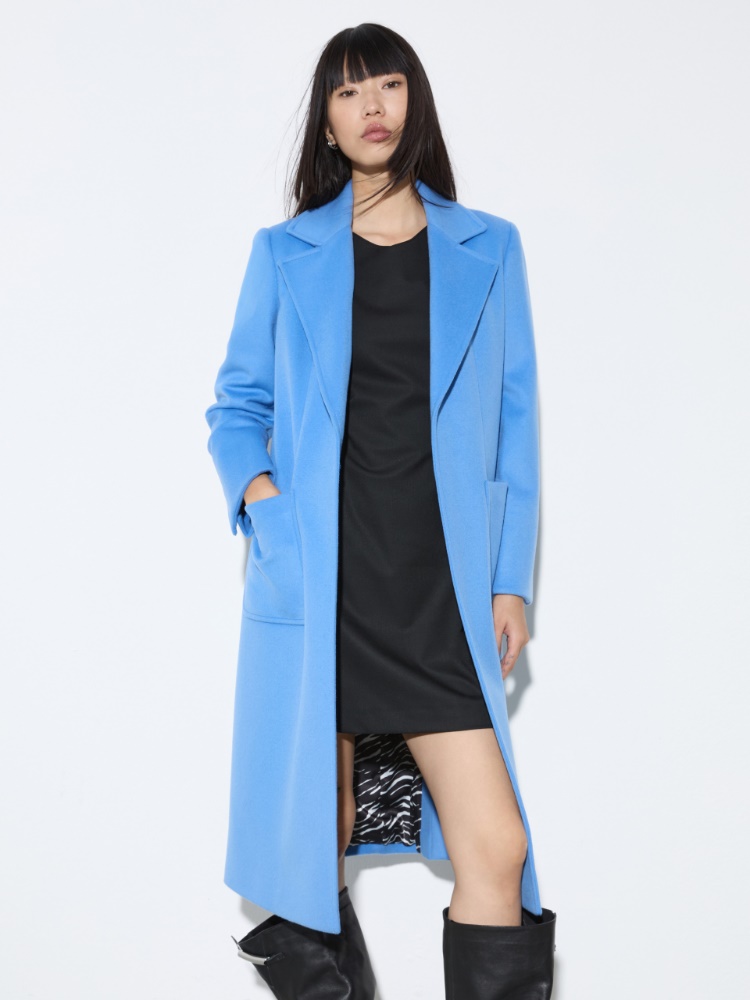 Cappotto Runaway in pura lana - AZZURRO - MAX&Co.