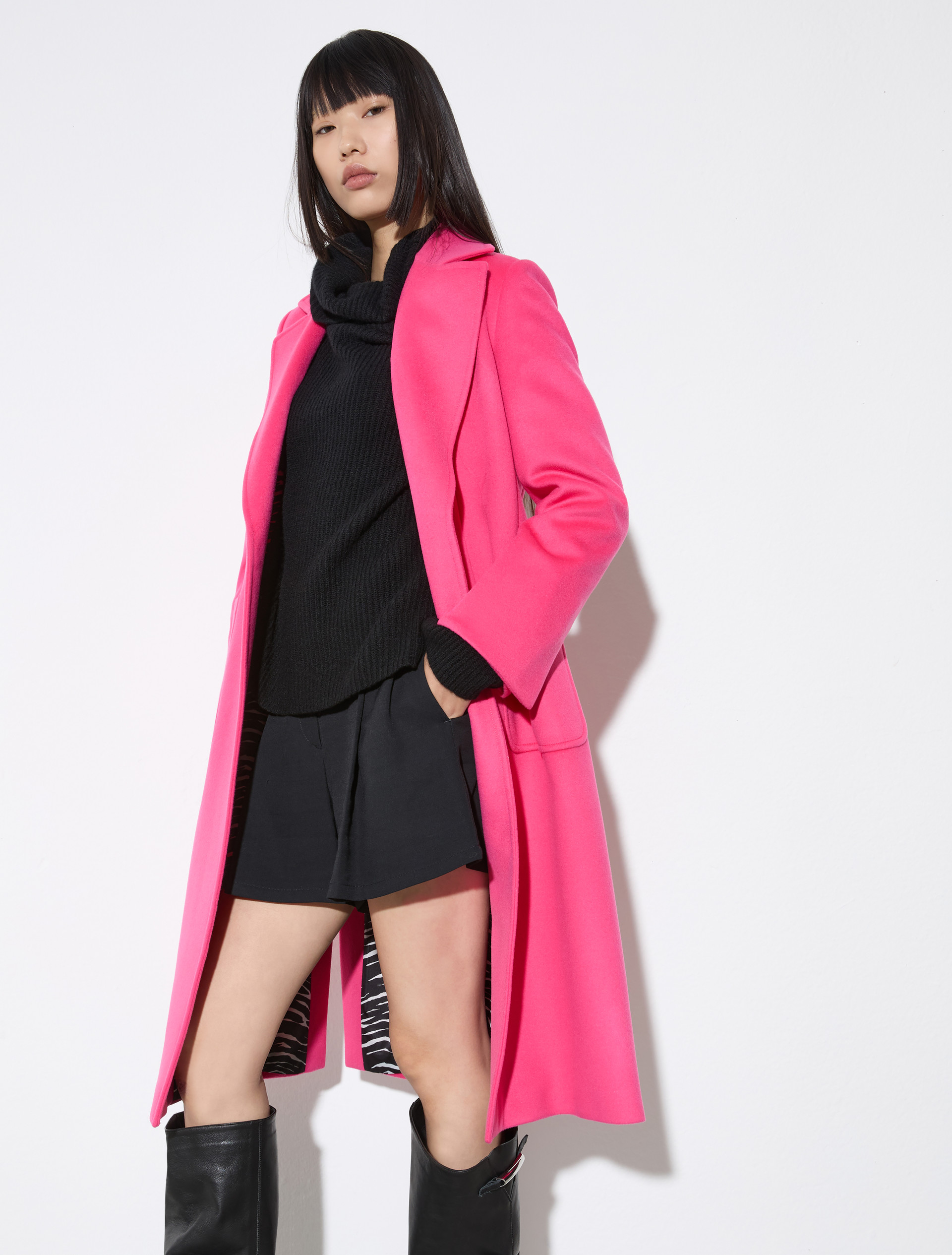 Cappotto Runaway in pura lana - FUXIA - MAX&Co.