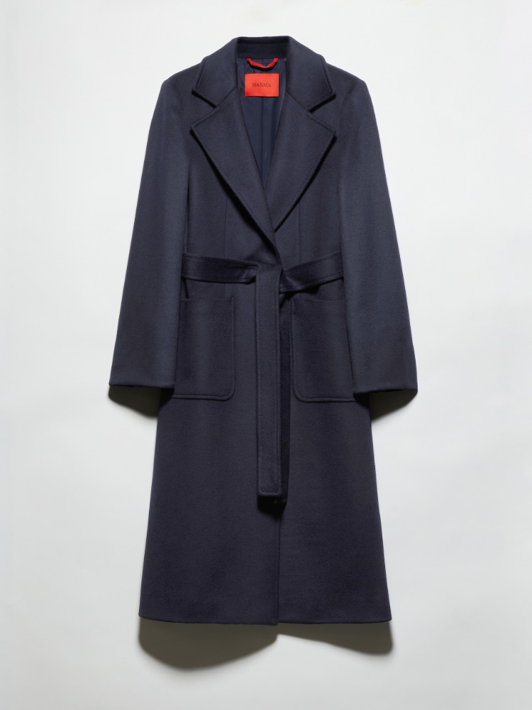 Runaway coat in drap - NAVY - MAX&Co.