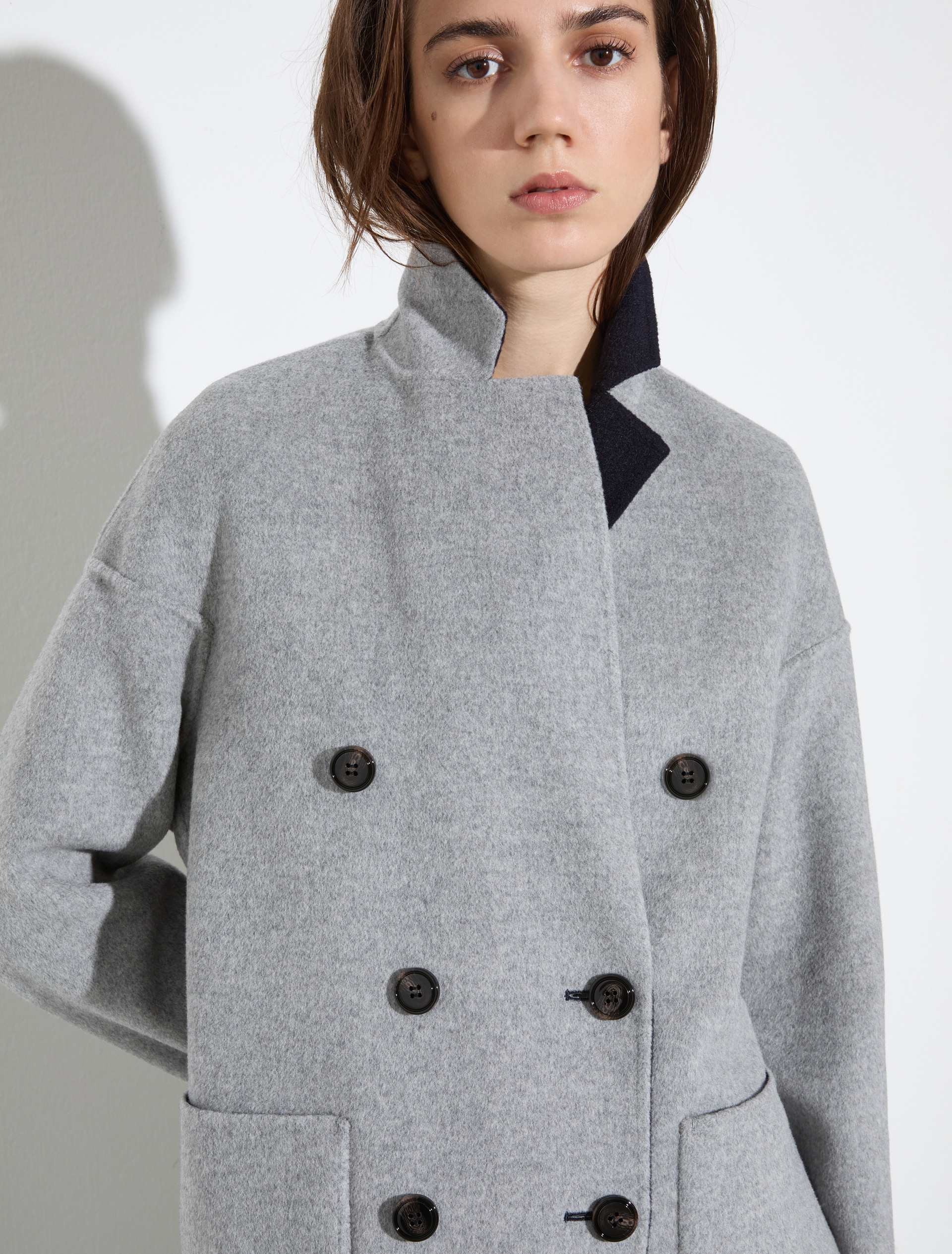 Coat reversibile in lana double - BLU - MAX&Co. - 3