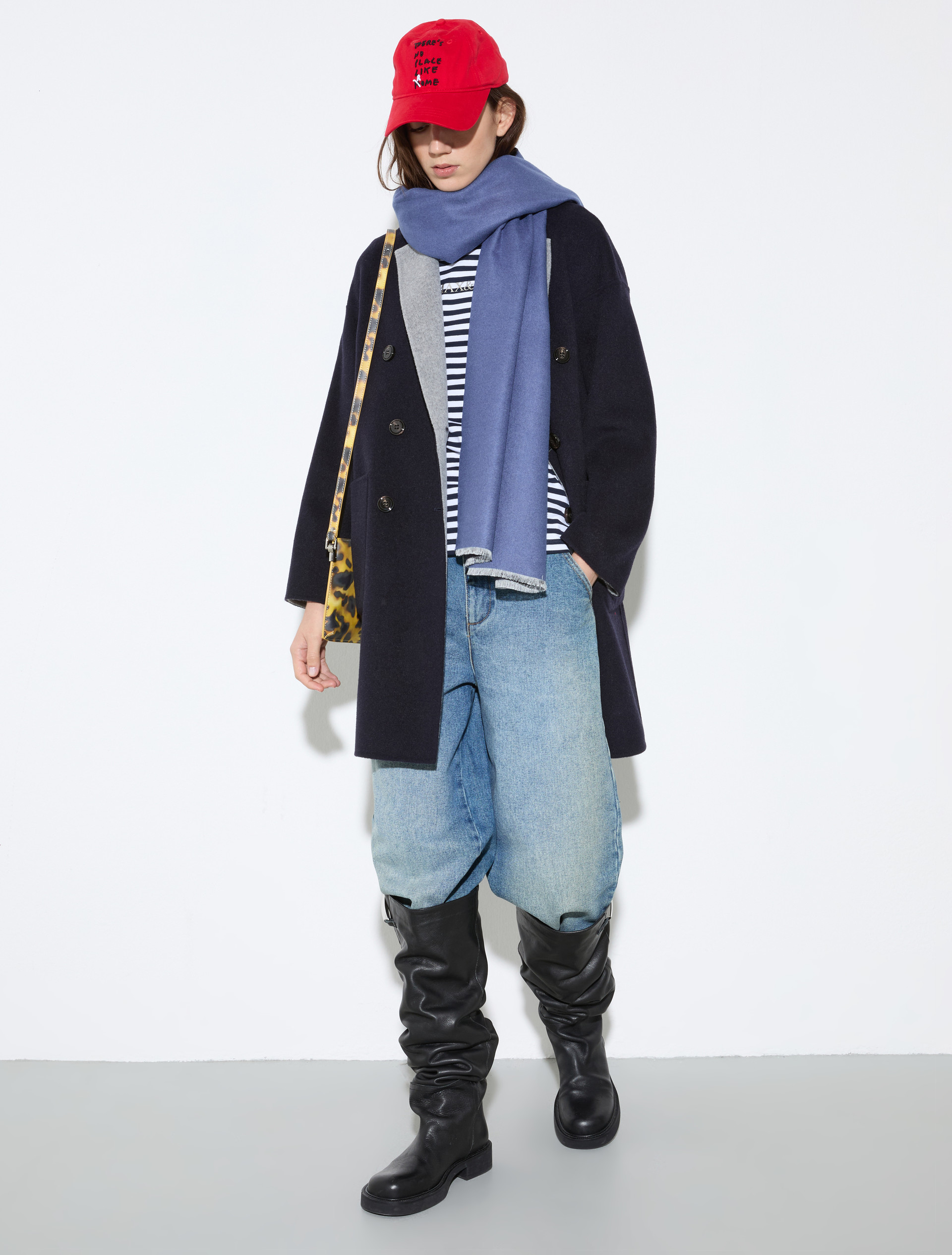 Coat reversibile in lana double - BLU - MAX&Co. - 4