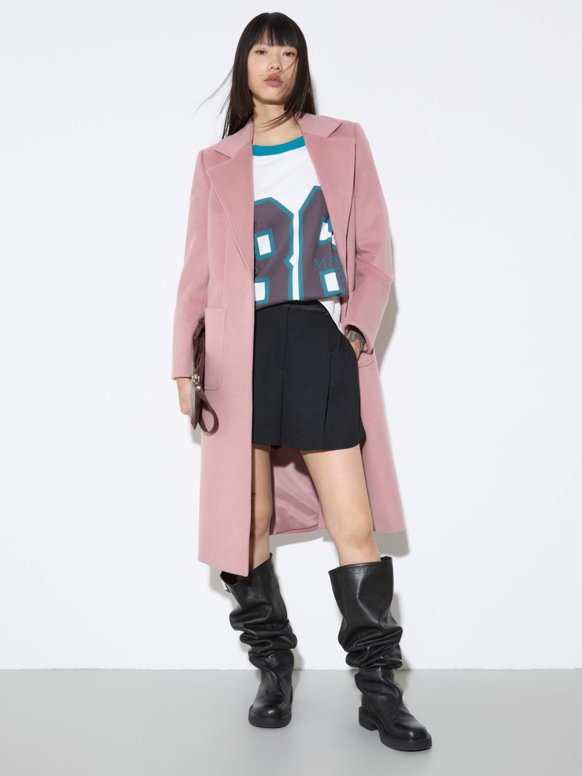 Cappotto Runaway in pura lana - ROSA - MAX&Co. - 4