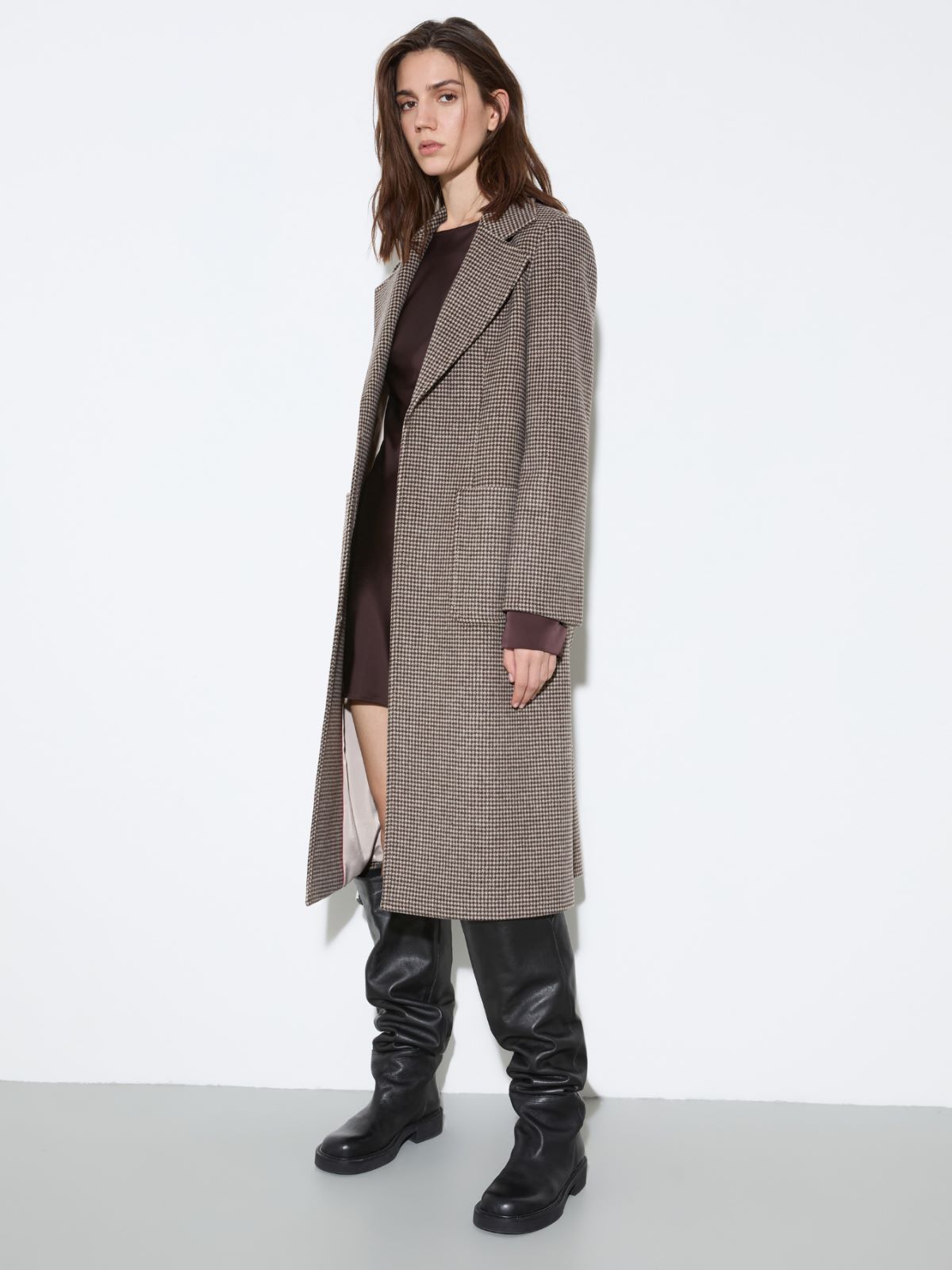 Cappotto Runaway in pura lana - MARRONE - MAX&Co.